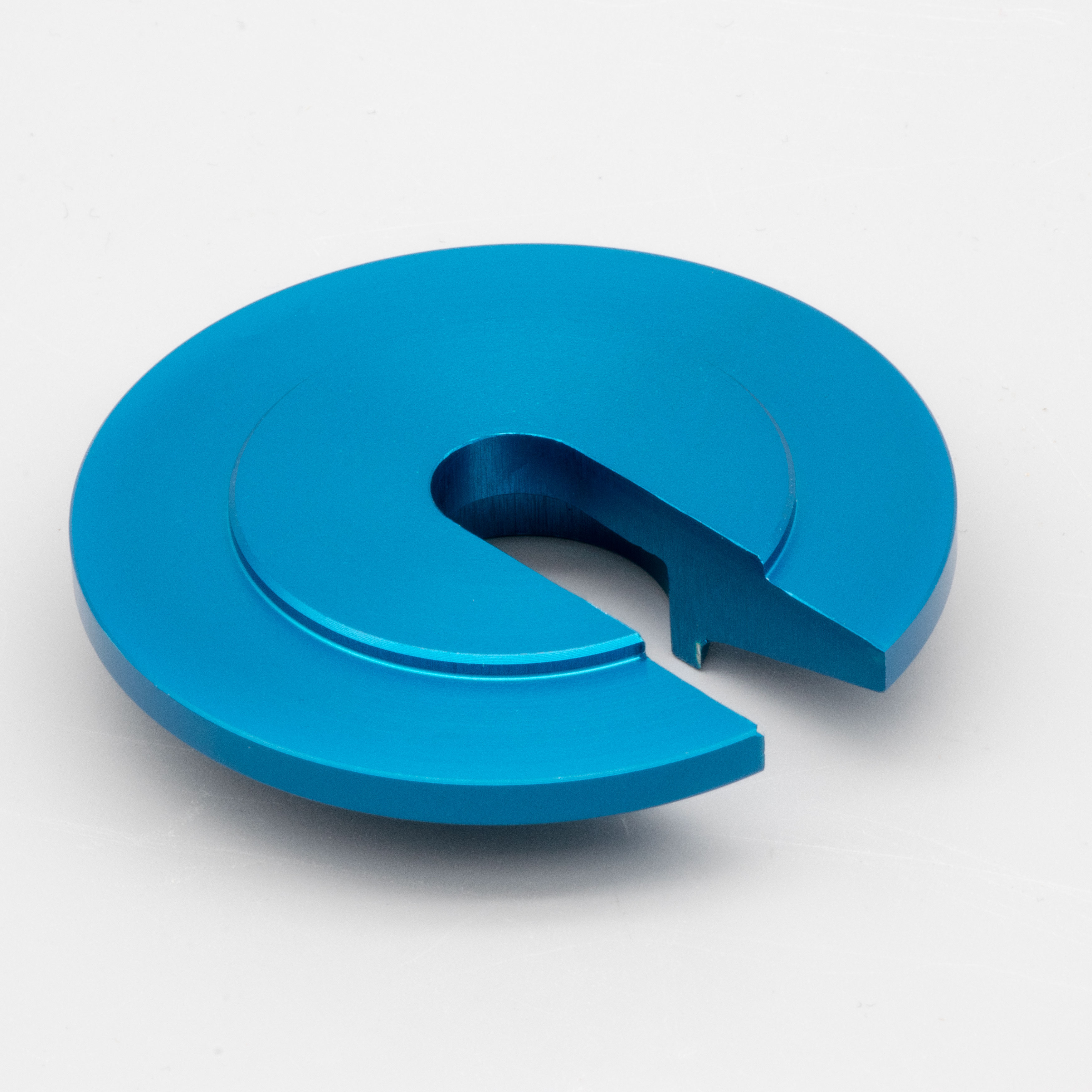 Steckscheibe blau massiv ALU CNC-gefräst S51 S50 ETZ