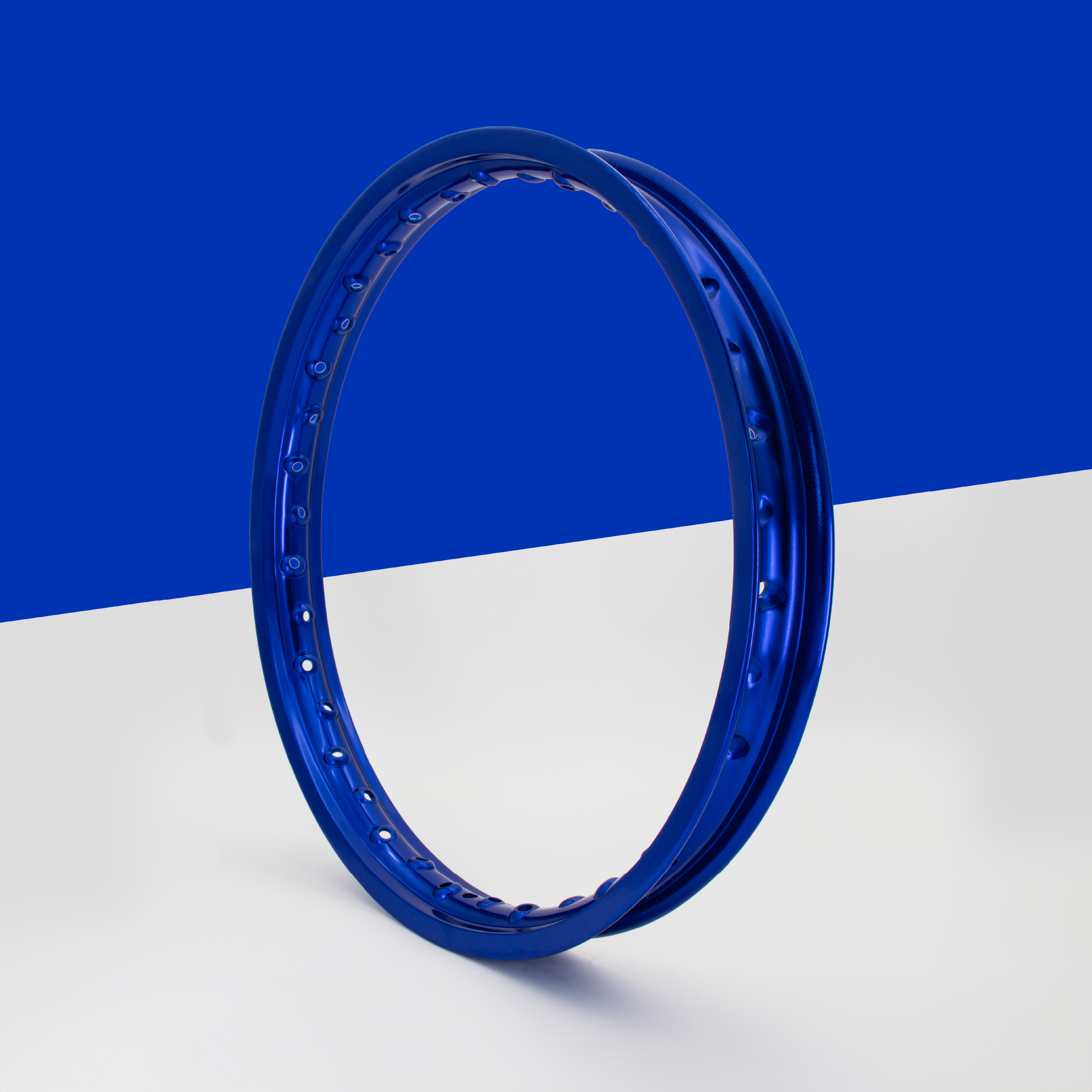 Felge Felgenring 1,5 x 16 Aluminium eloxiert blau