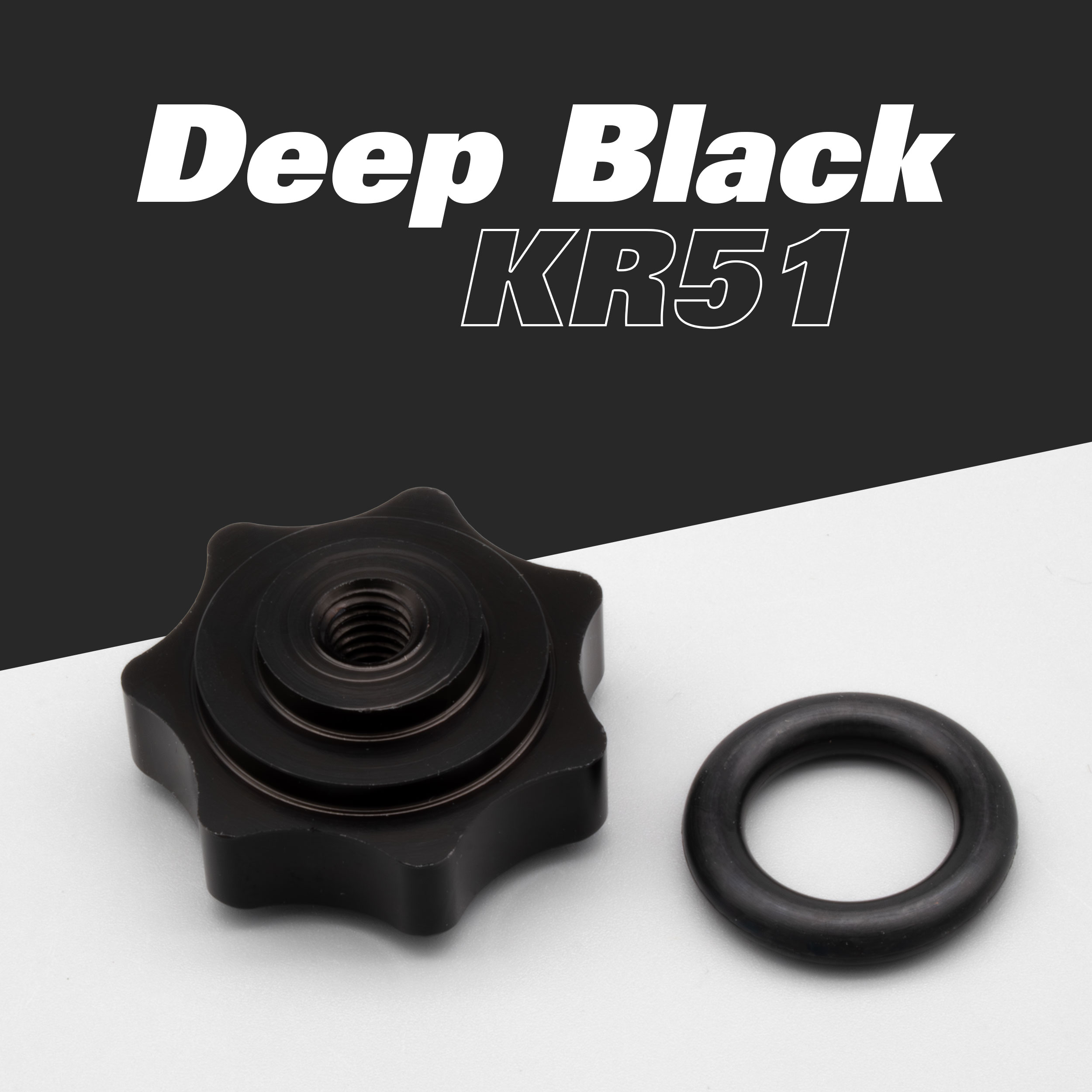 CNC Sterngriffmutter aus Alu f. Haube f. Simson Schwalbe KR51