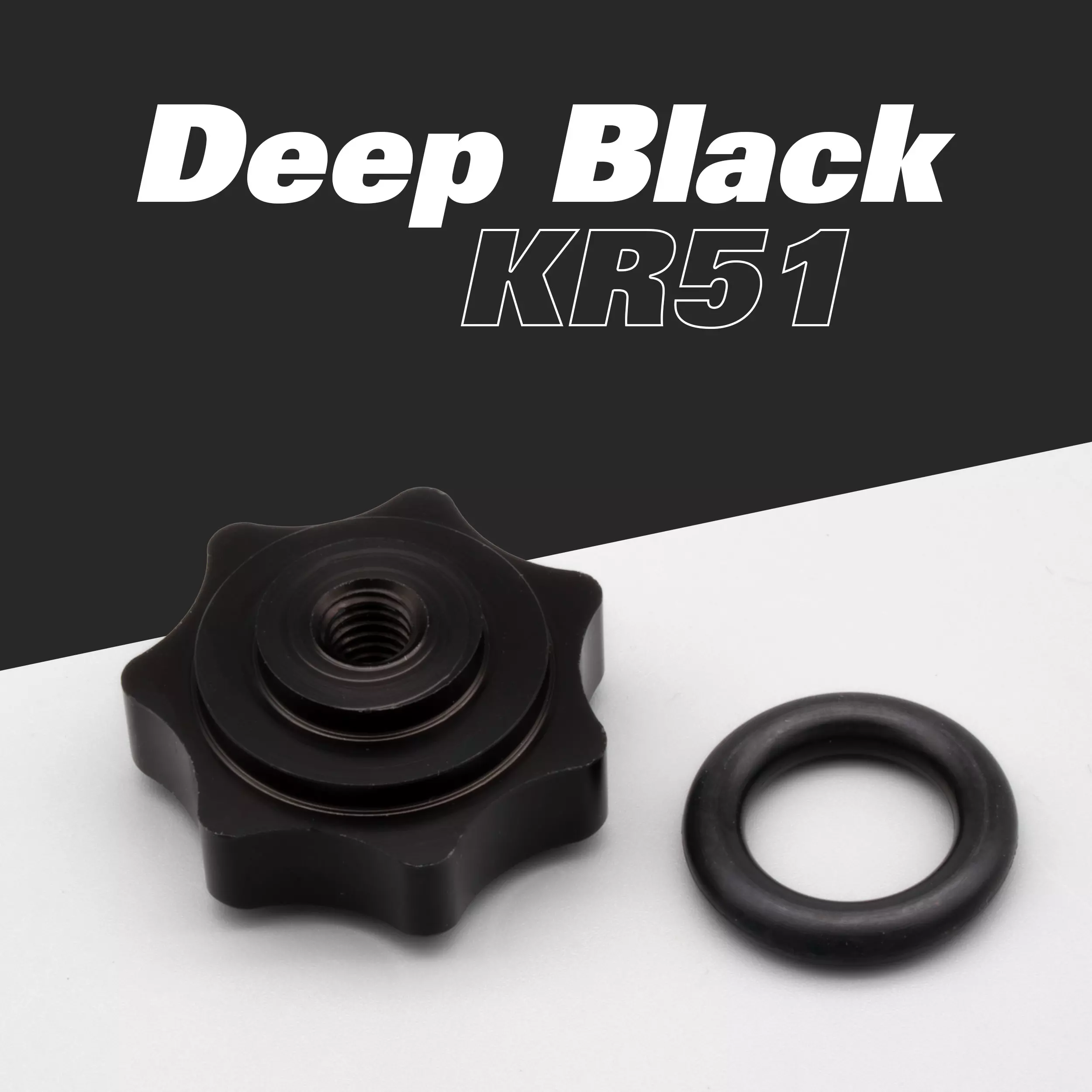 CNC Sterngriffmutter aus Alu f. Haube f. Simson Schwalbe KR51