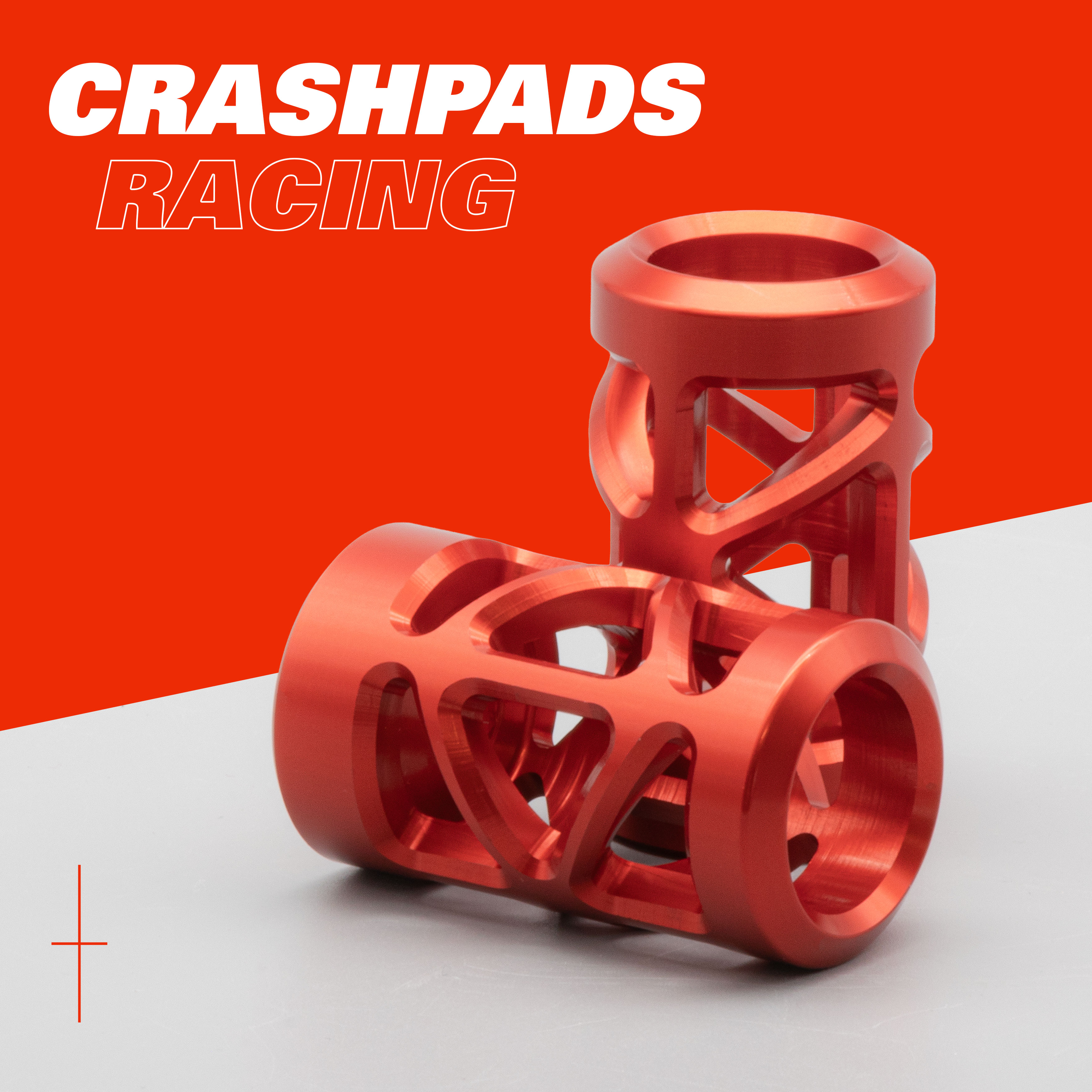 CNC Racing Alu Sturzpads Crashpads rot