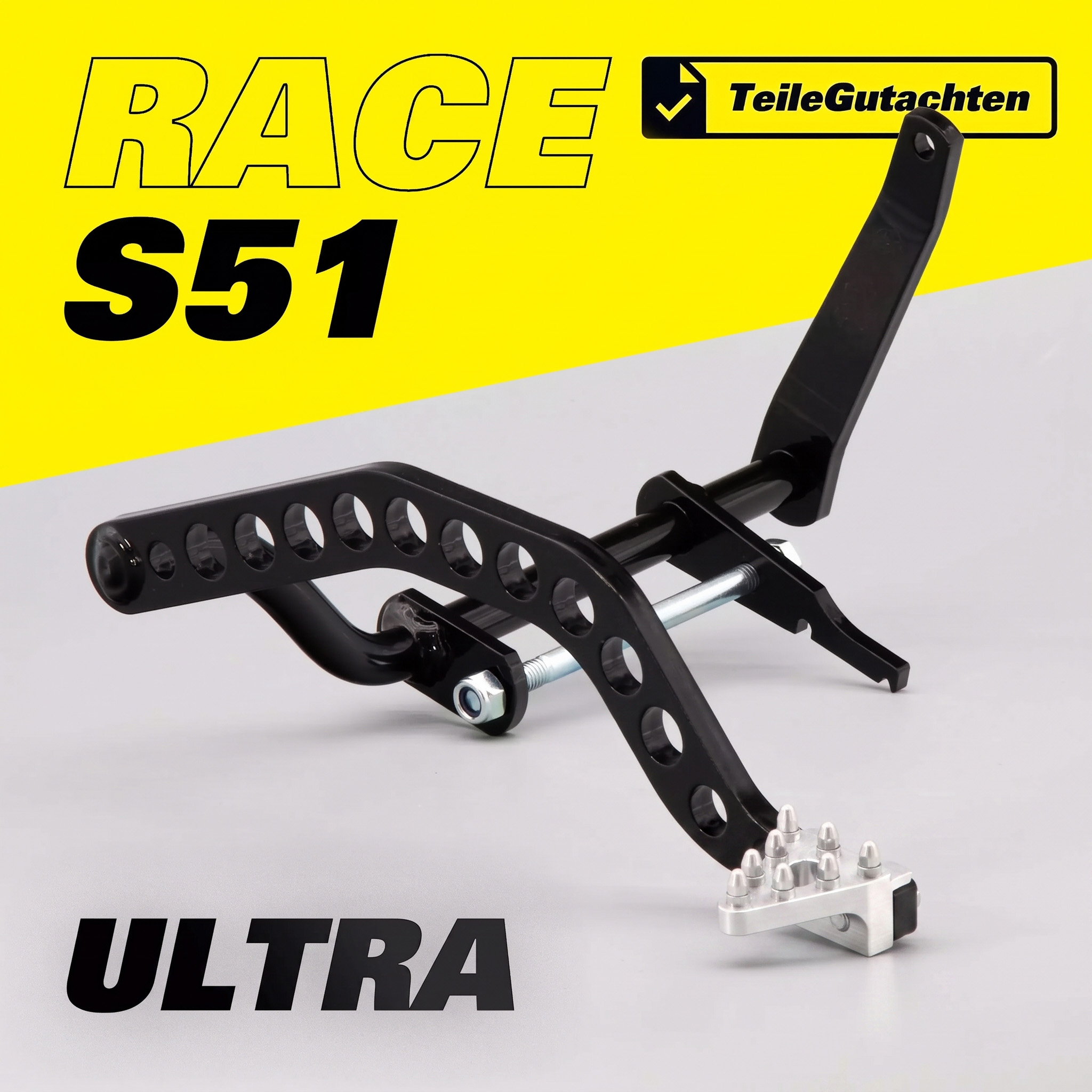 Fußbremshebel Racing oben liegend S51 S50