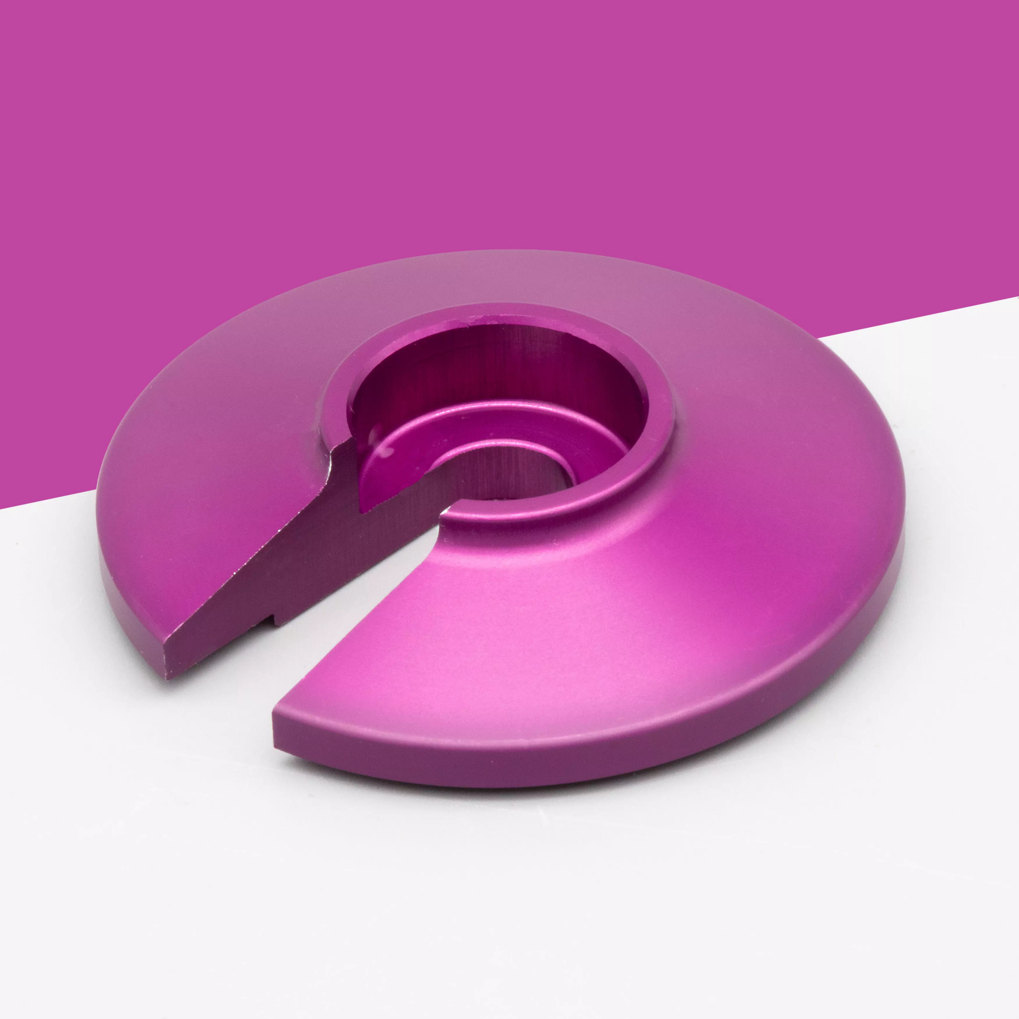Steckscheibe lila massiv ALU CNC-gefräst S51 S50 ETZ