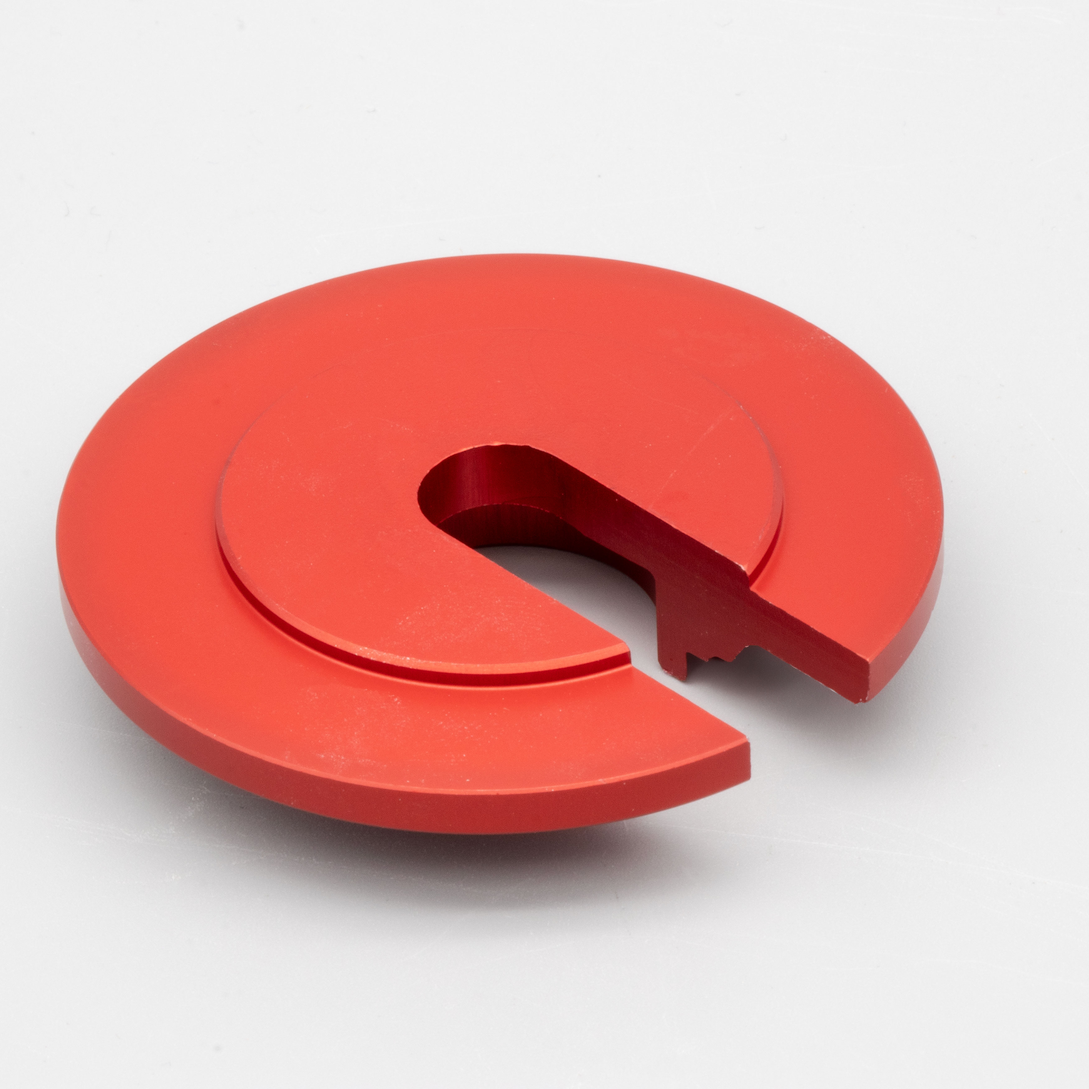 Steckscheibe rot massiv ALU CNC-gefräst S51 S50 ETZ