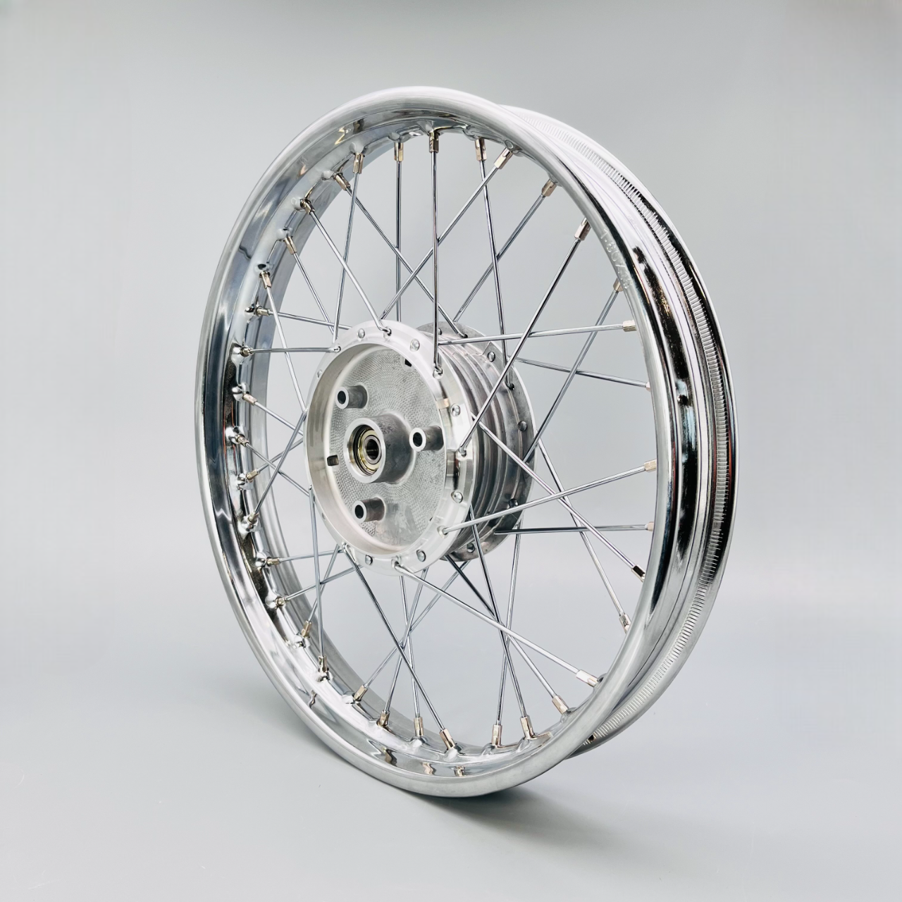 Speichenrad 1,6x16 Zoll Felge: verchromt, Speichen: verchromt