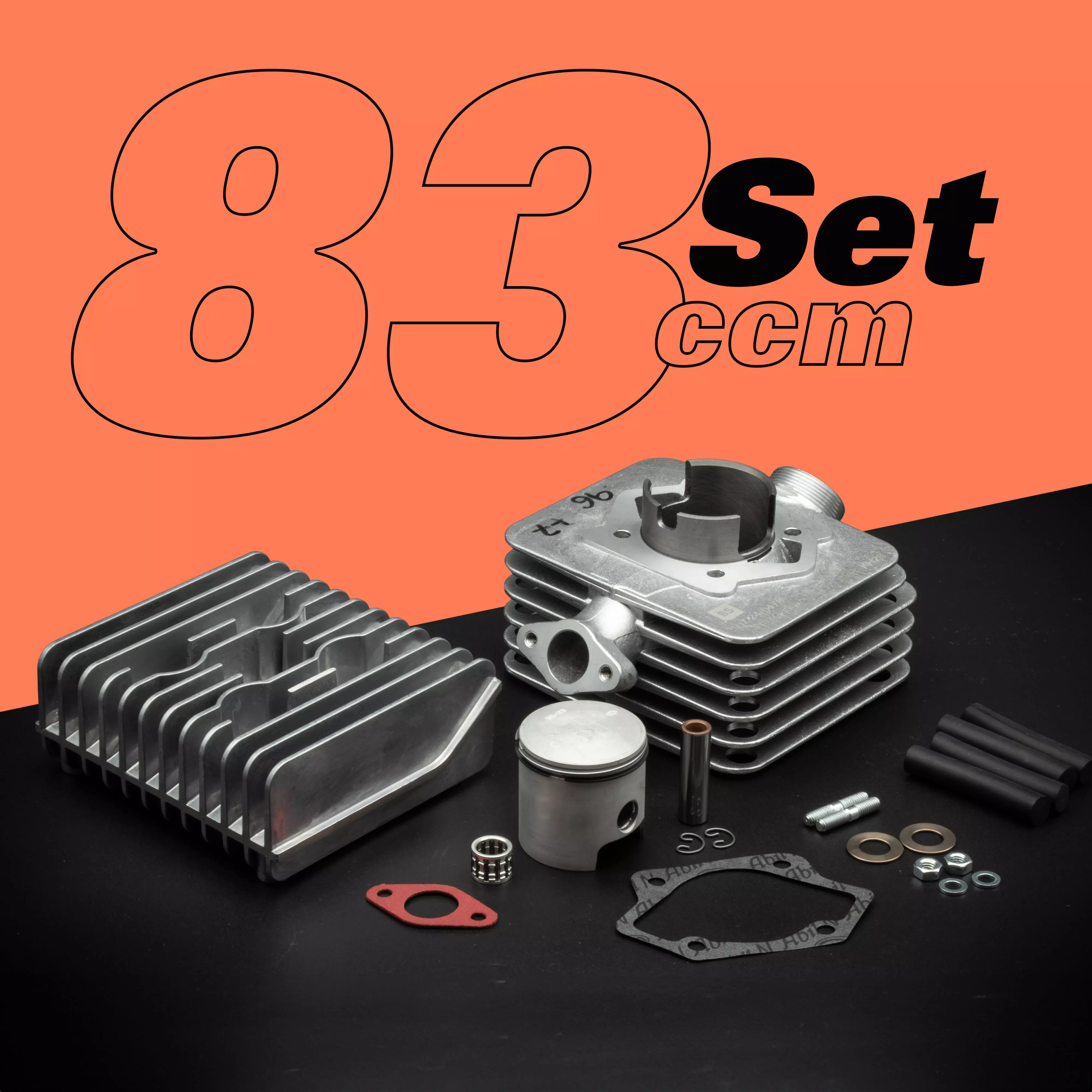 SET Zylinder Basic inkl. Kolben SM83G ø 49,00 / 83ccm