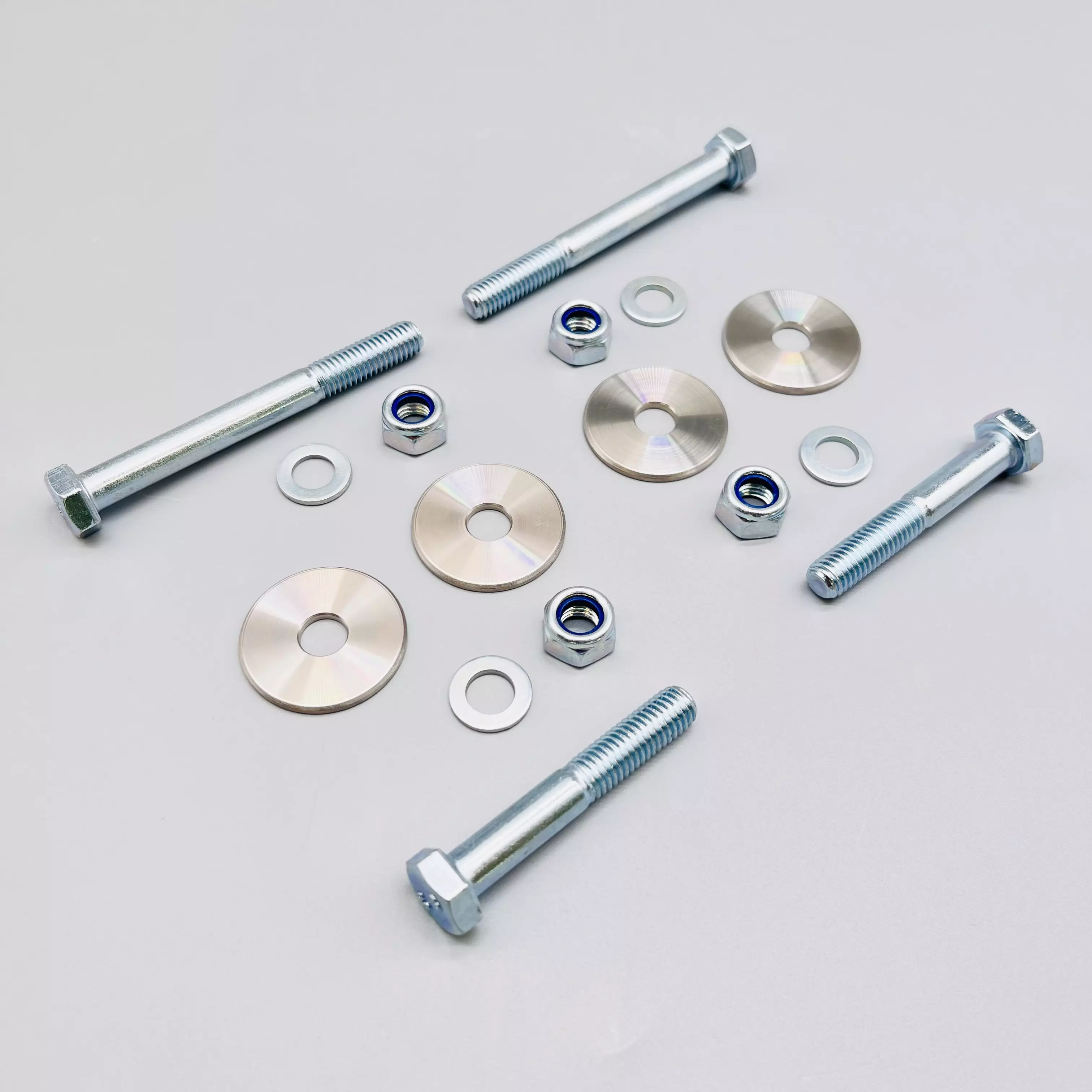 SET Federbein Stoßdämpfer Befestigung CNC S51 Enduro Edelstahl