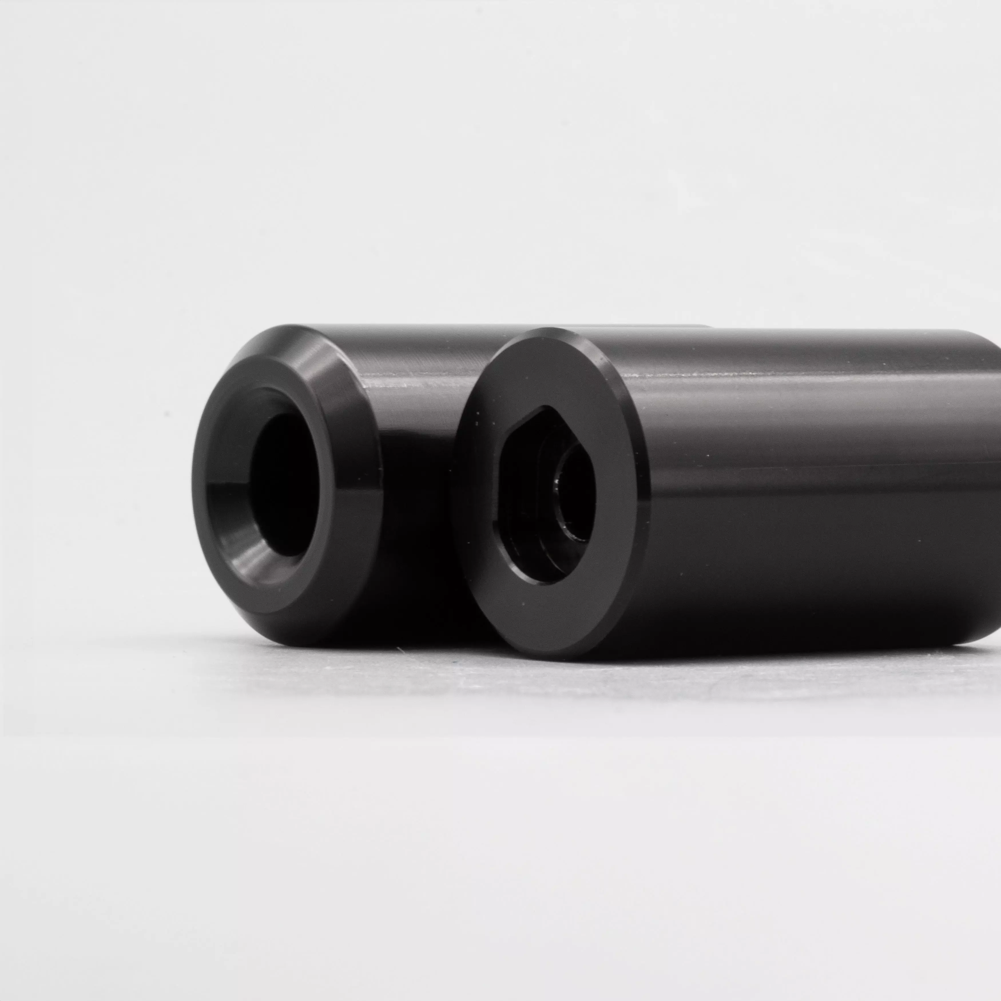 CNC Alu Sturzpads Crashpads f. Simson schwarz