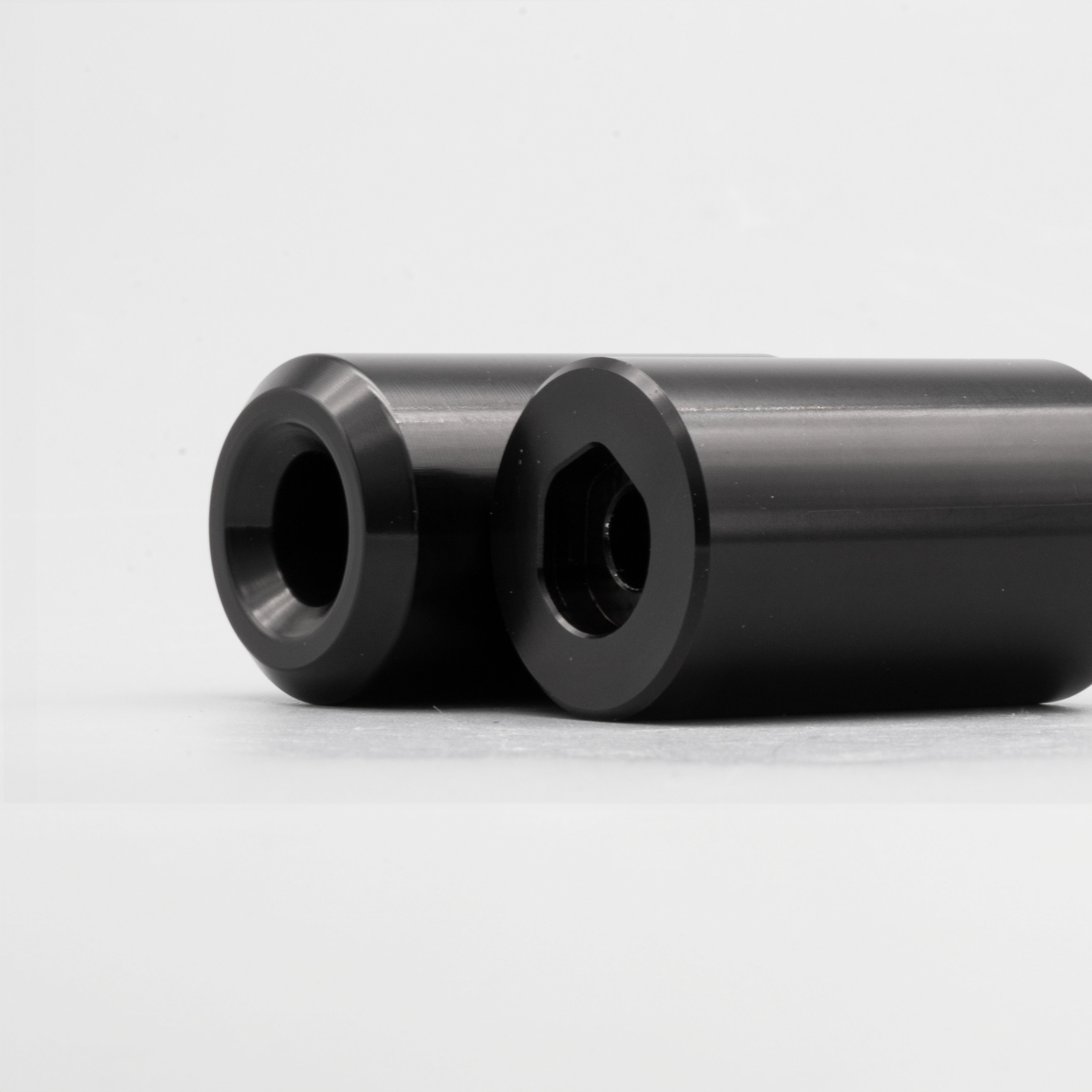 CNC Alu Sturzpads Crashpads f. Simson schwarz