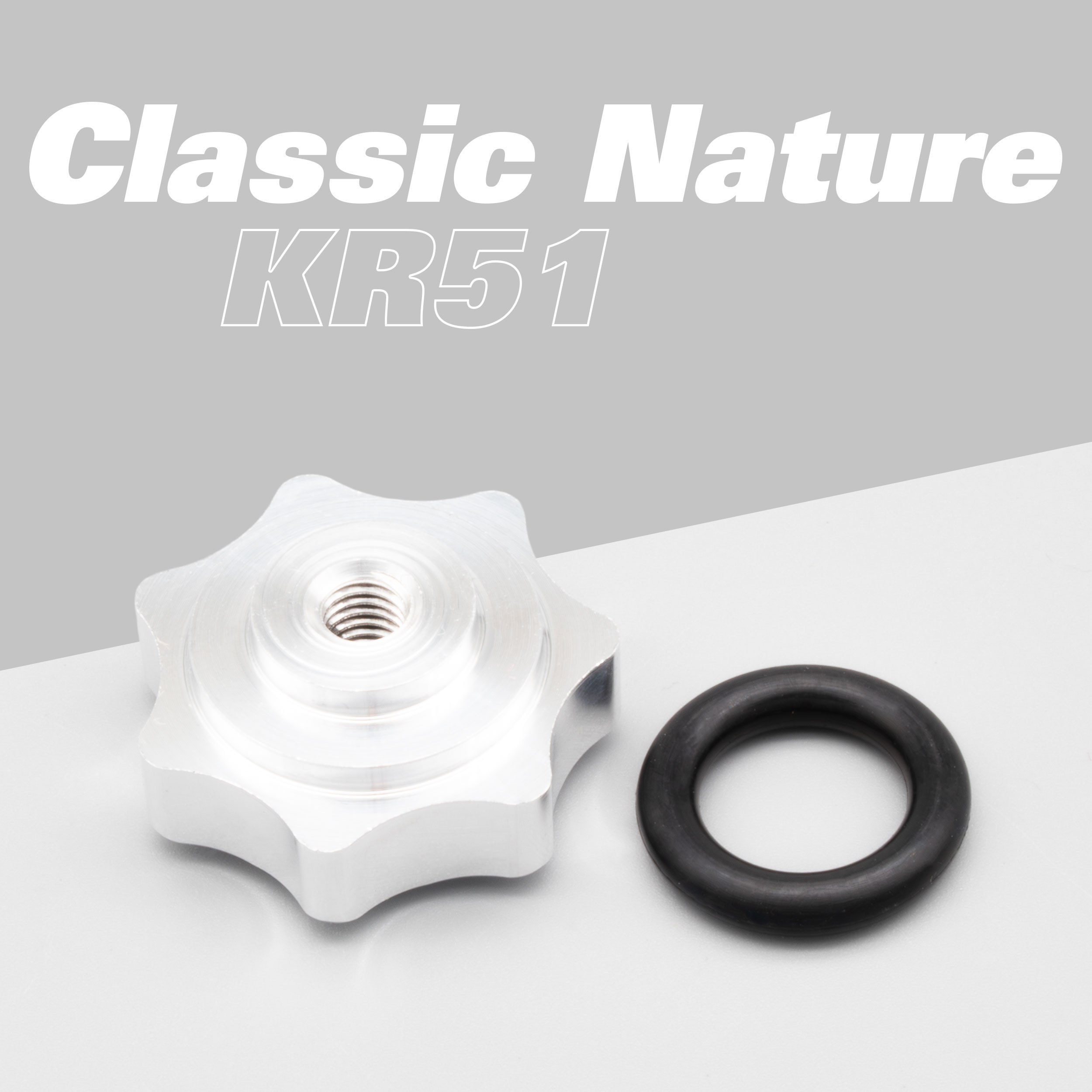 CNC Sterngriffmutter aus Alu f. Haube f. Simson Schwalbe KR51