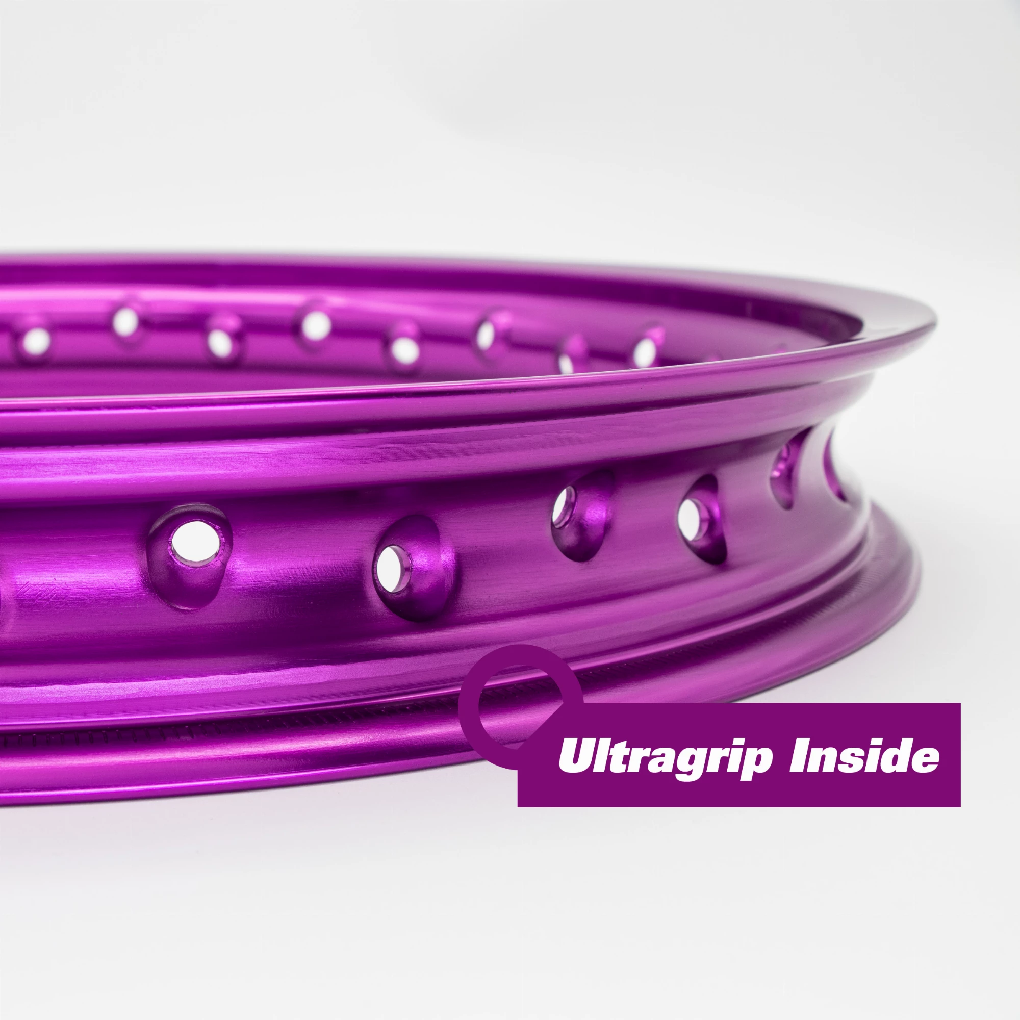 Felge Felgenring 1,5 x 16 Aluminium eloxiert lila