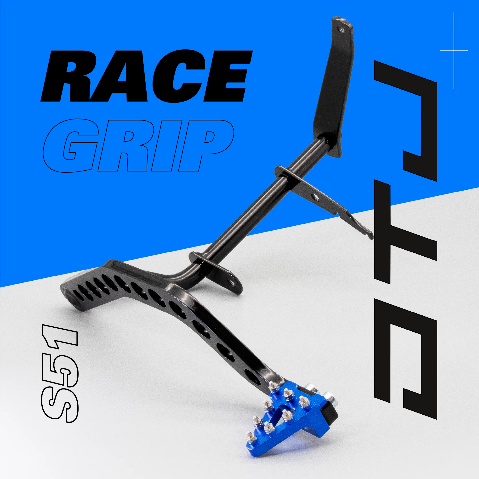 Fußbremshebel Racing oben liegend S51 S50 blau