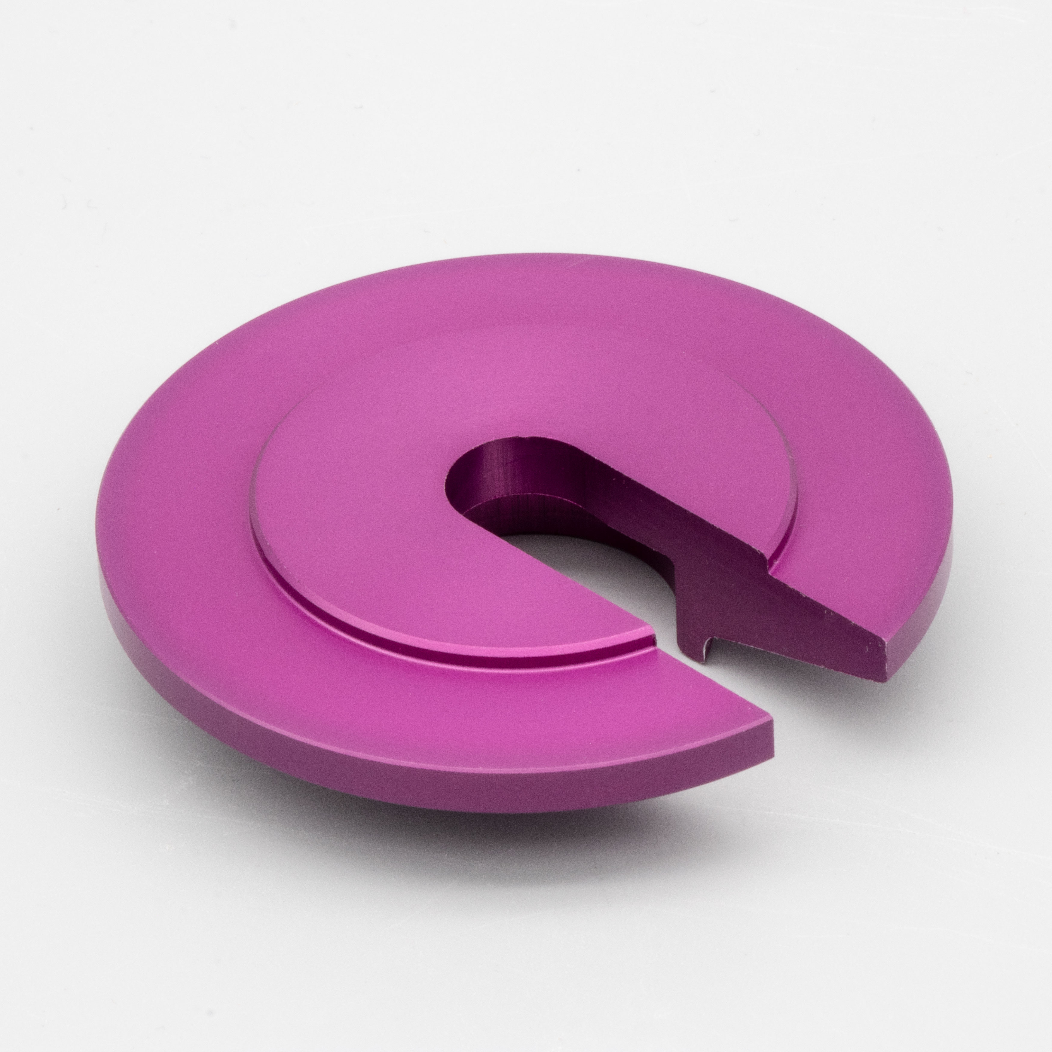 Steckscheibe lila massiv ALU CNC-gefräst S51 S50 ETZ