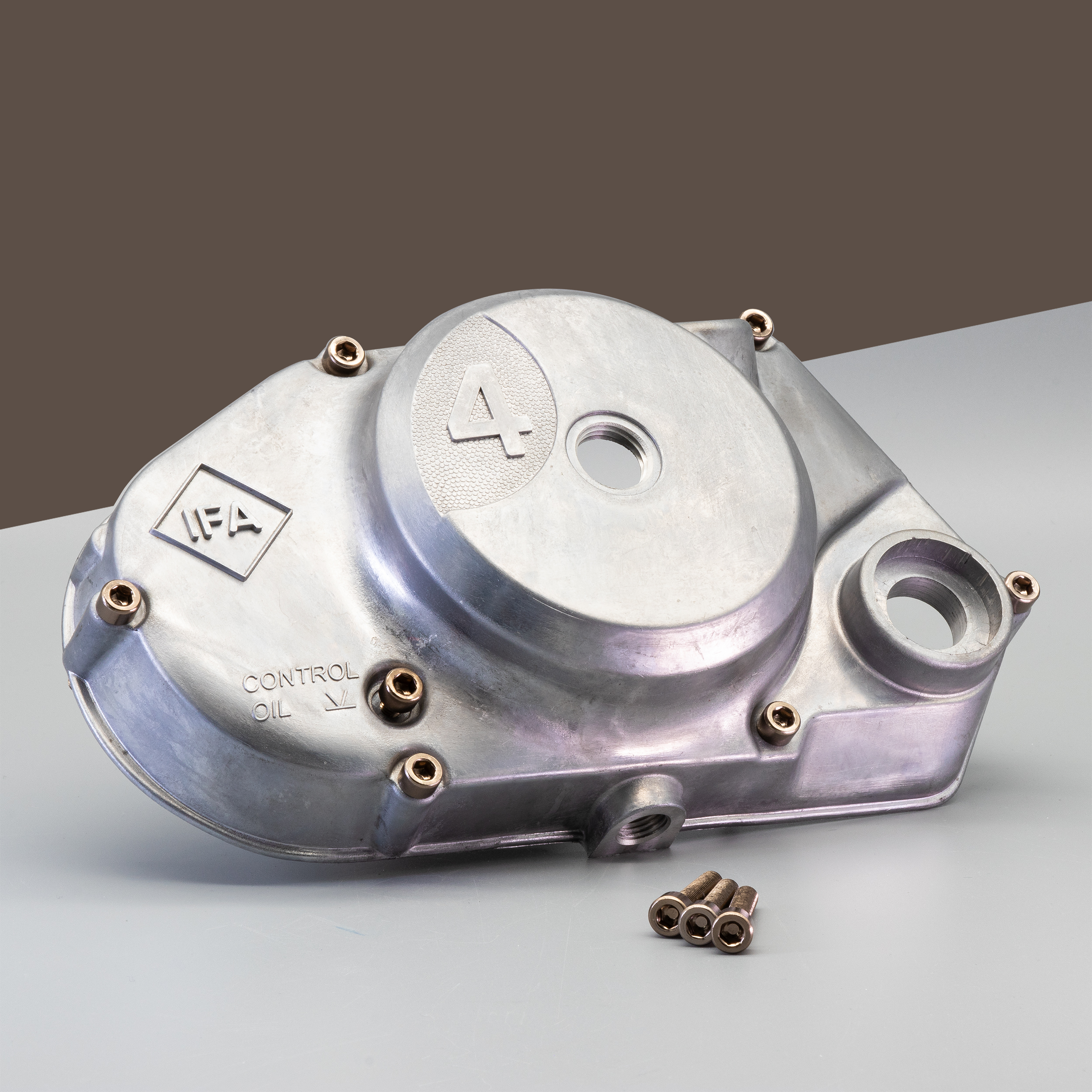 SET Aluminium Schrauben Motordeckel 10-teilig titan grau eloxiert S51