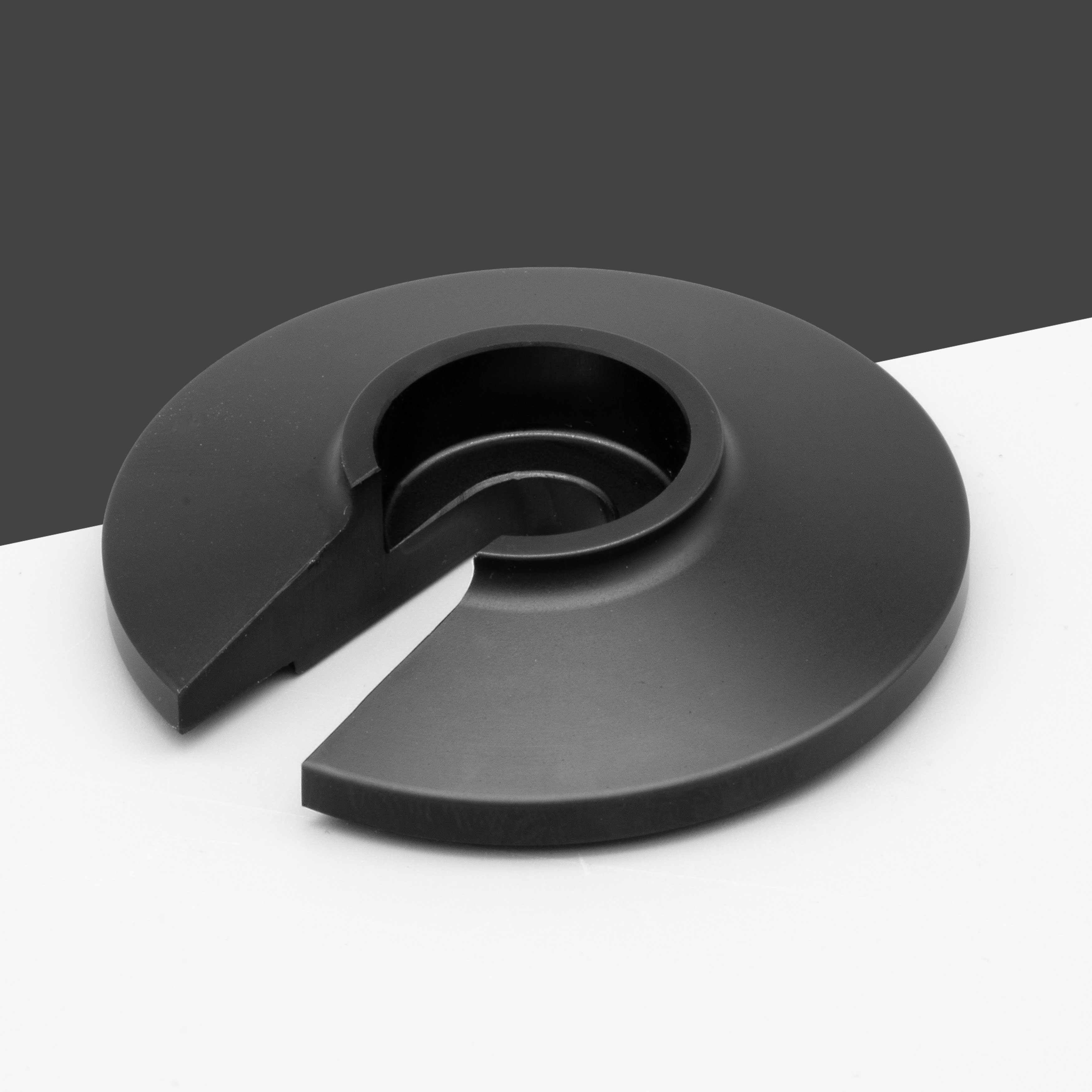 Steckscheibe schwarz massiv ALU CNC-gefräst S51 S50 ETZ