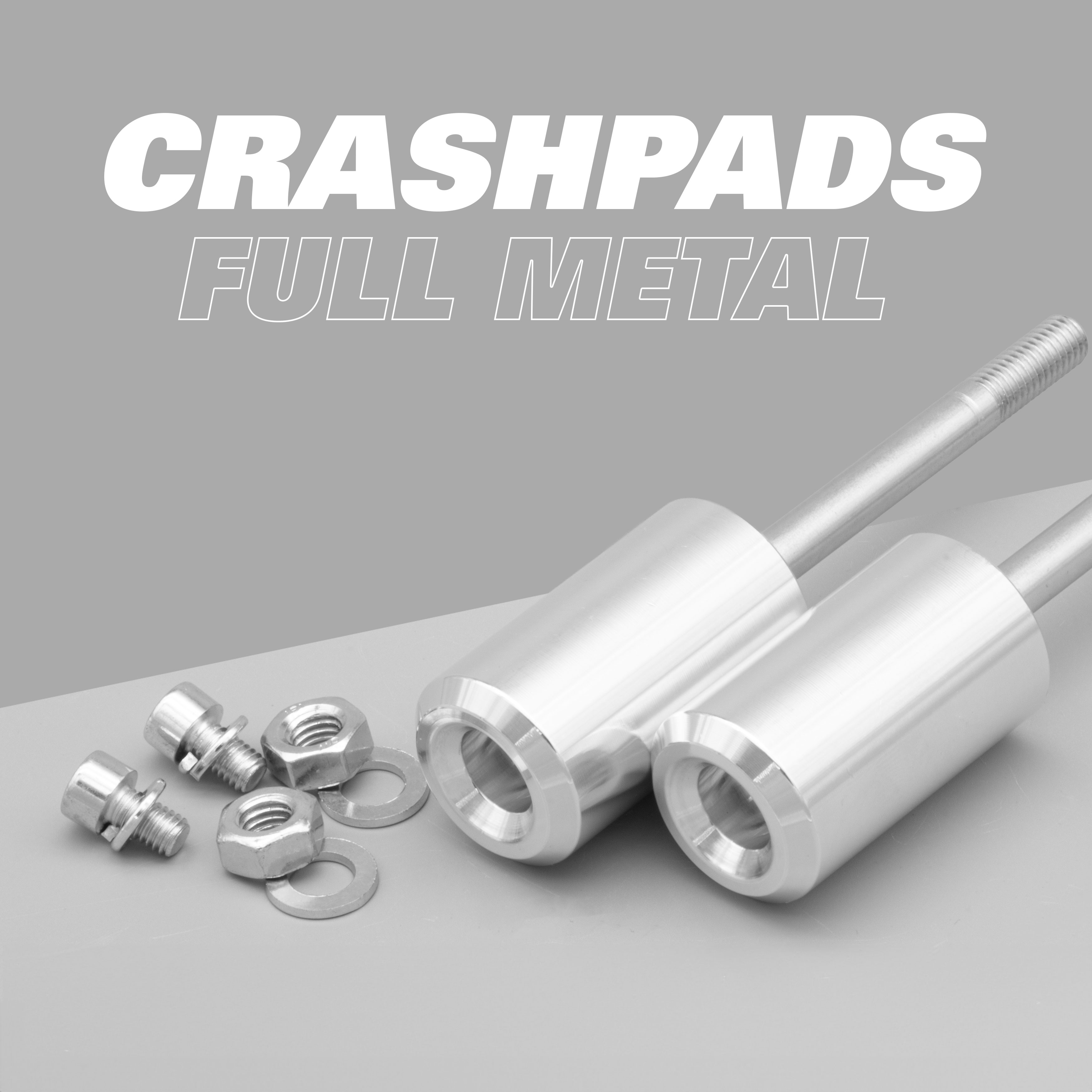 CNC Alu Sturzpads Crashpads f. Simson natur