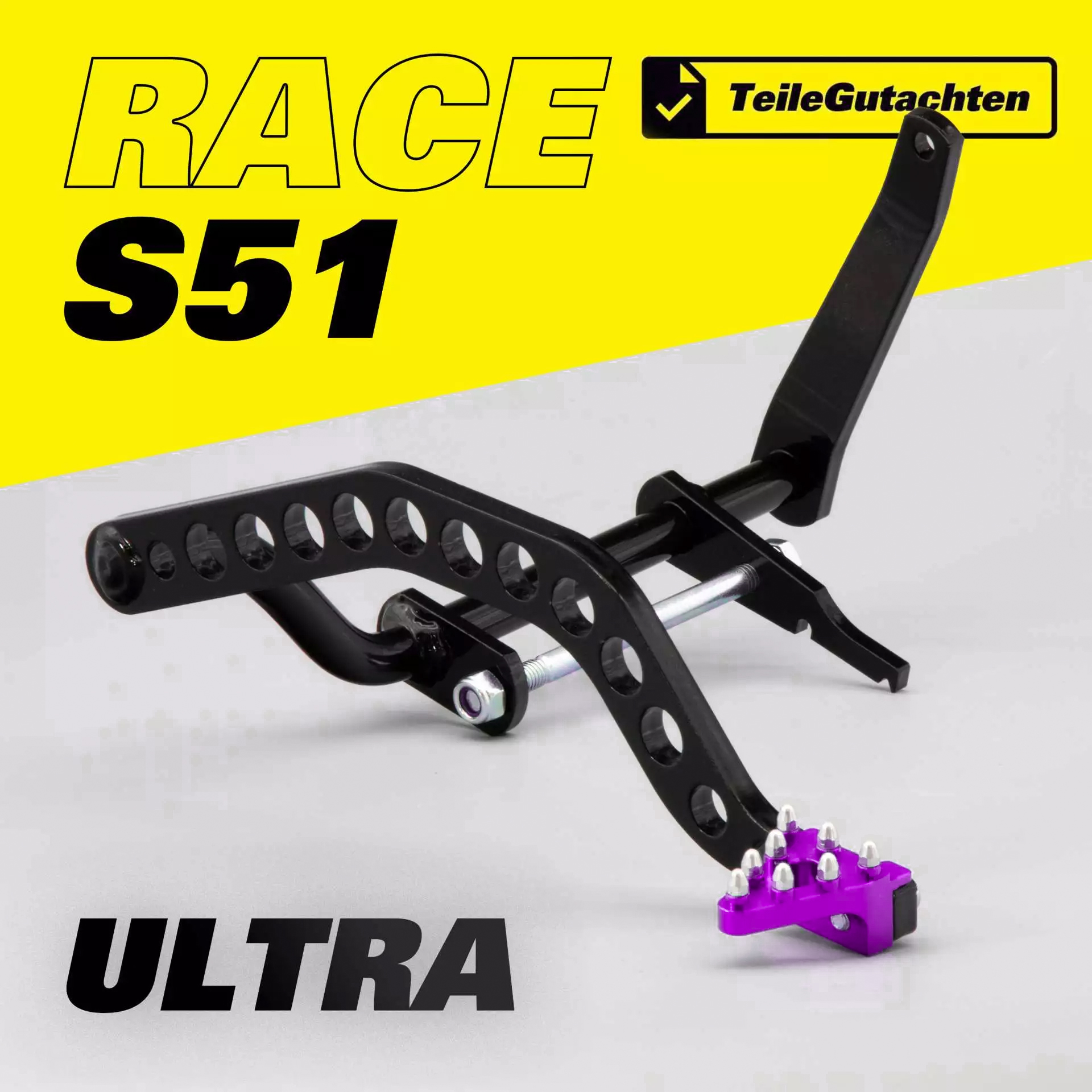 Fußbremshebel Racing oben liegend S51 S50