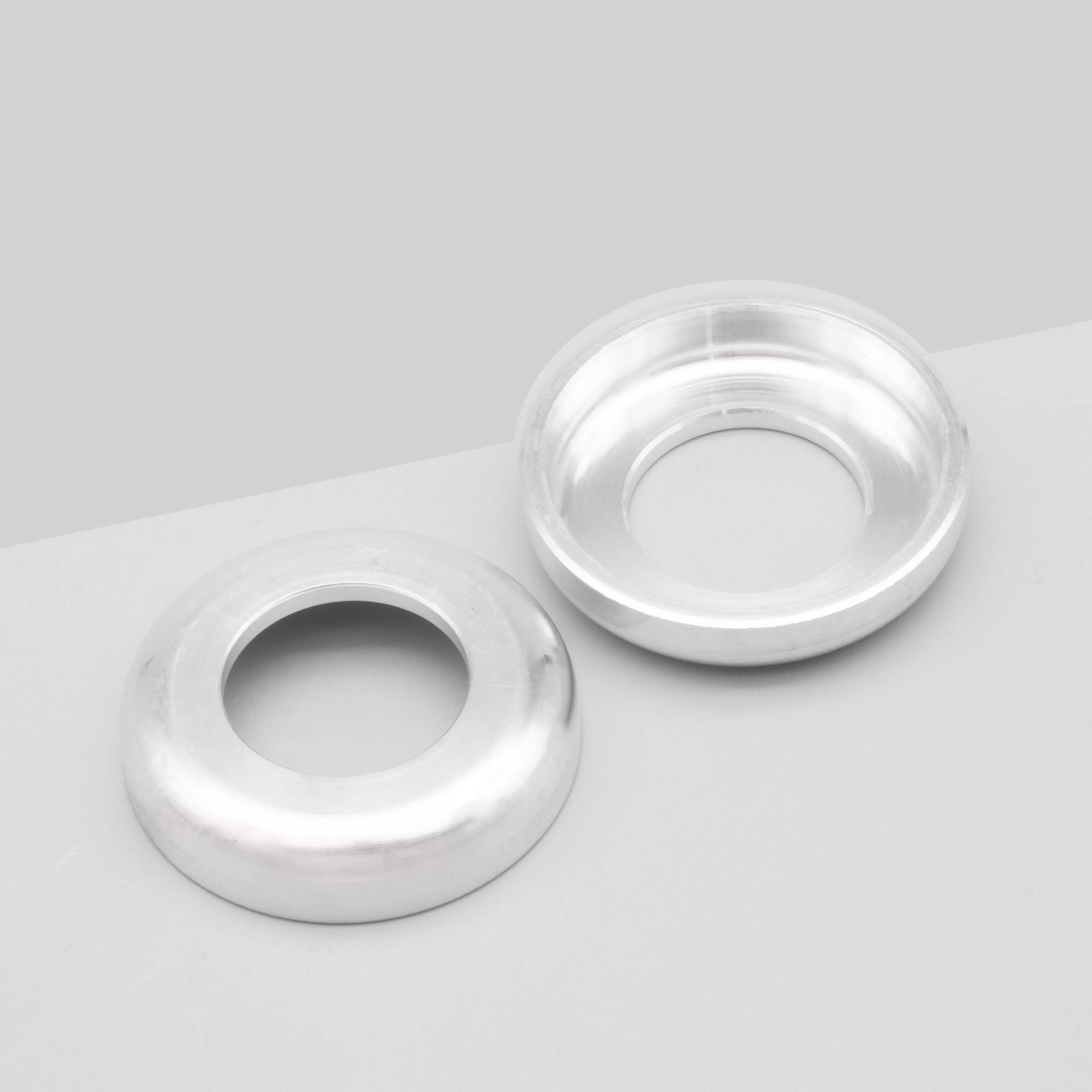 Set CNC ALU Scheibe farblos Schwingenlagerbolzen S50/S51