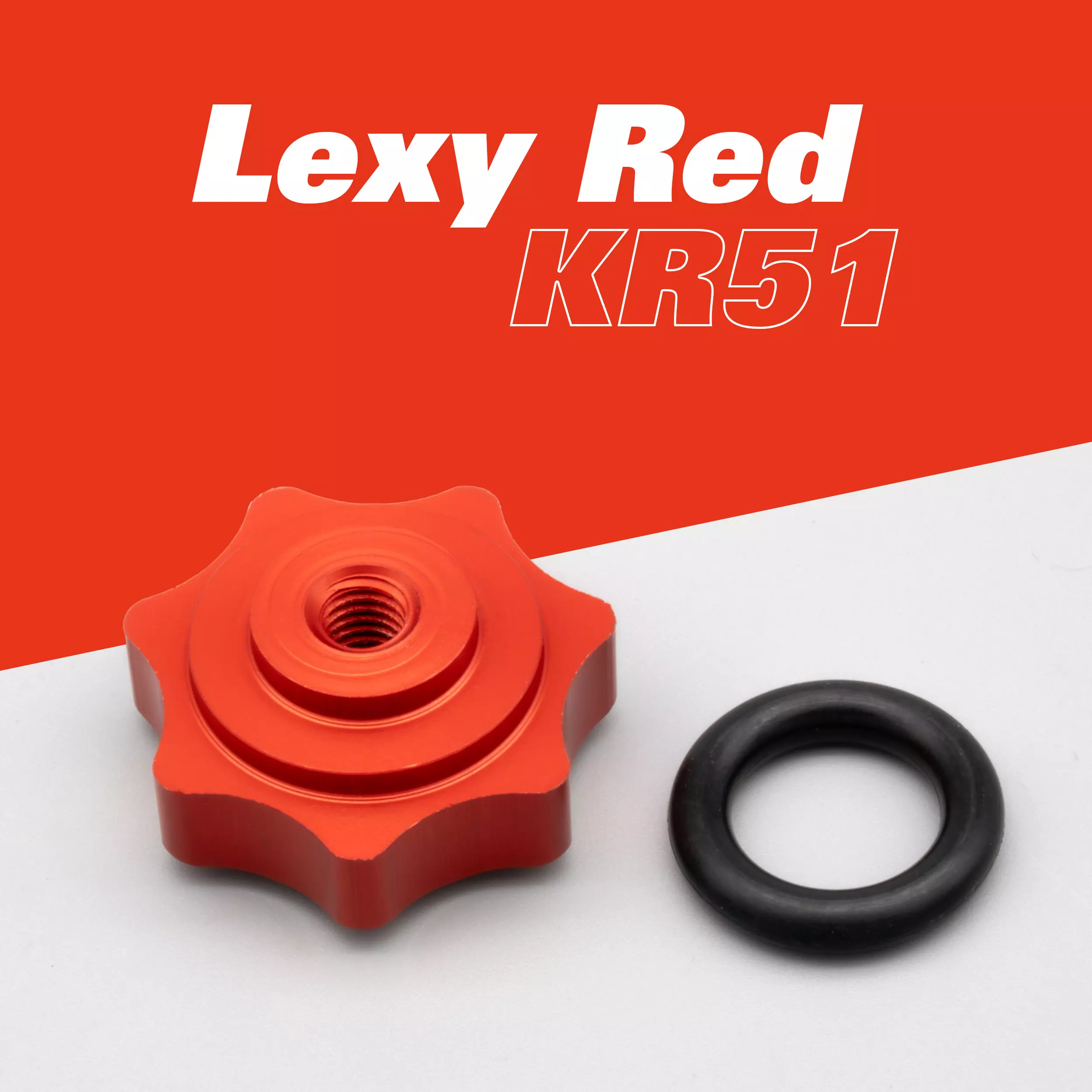 CNC Sterngriffmutter aus Alu f. Haube f. Simson Schwalbe KR51