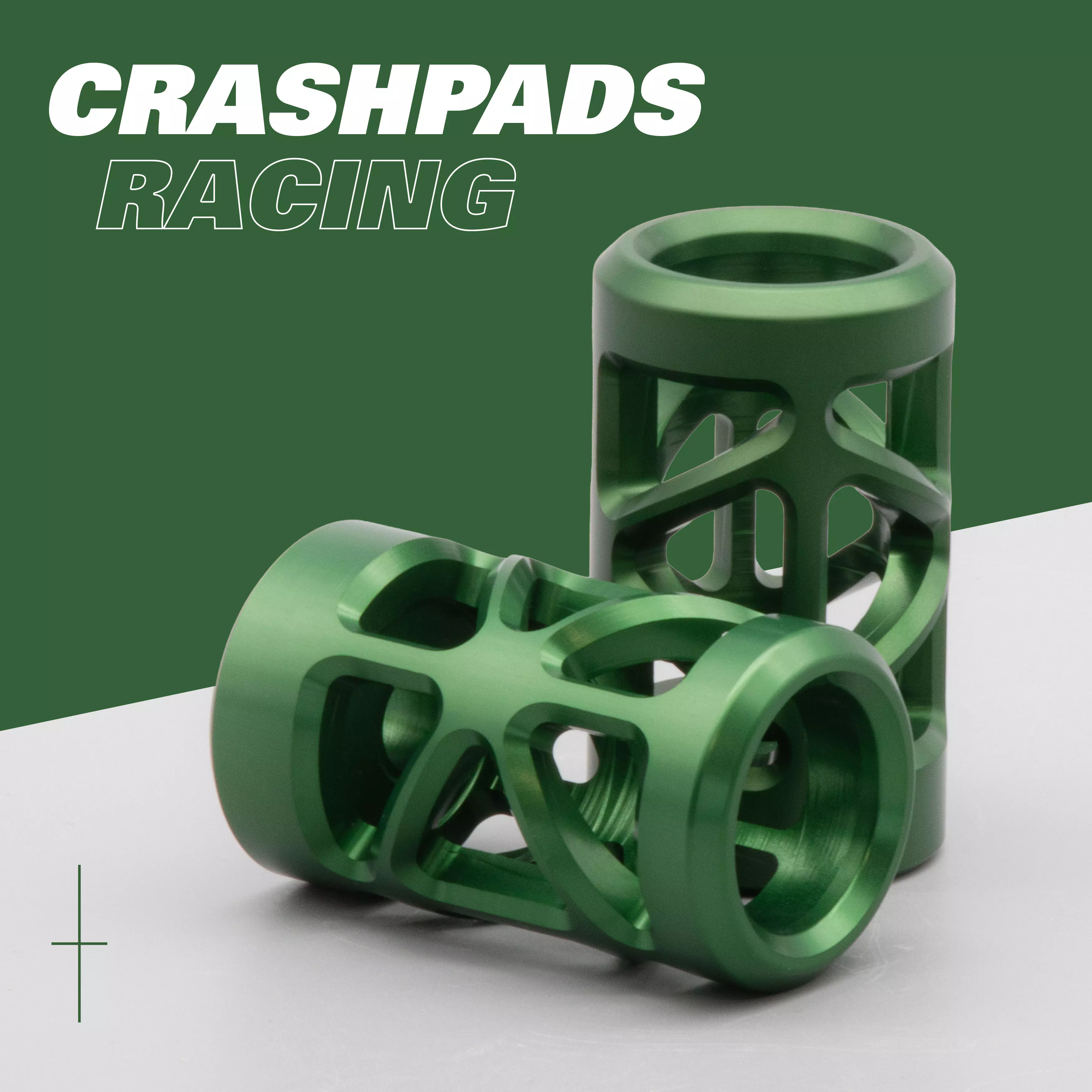 CNC Racing Alu Sturzpads Crashpads grün