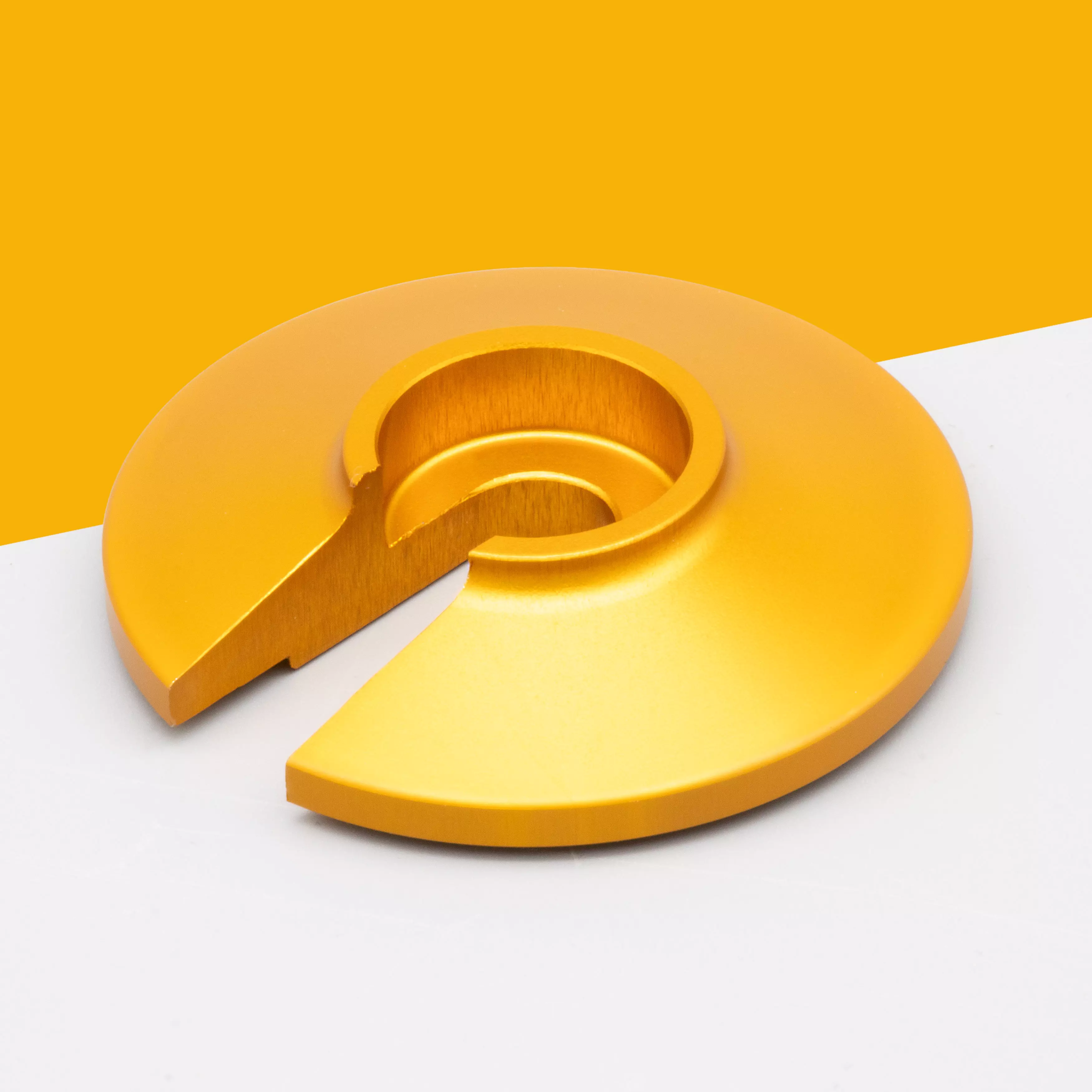 Steckscheibe gold massiv ALU CNC-gefräst S51 S50 ETZ