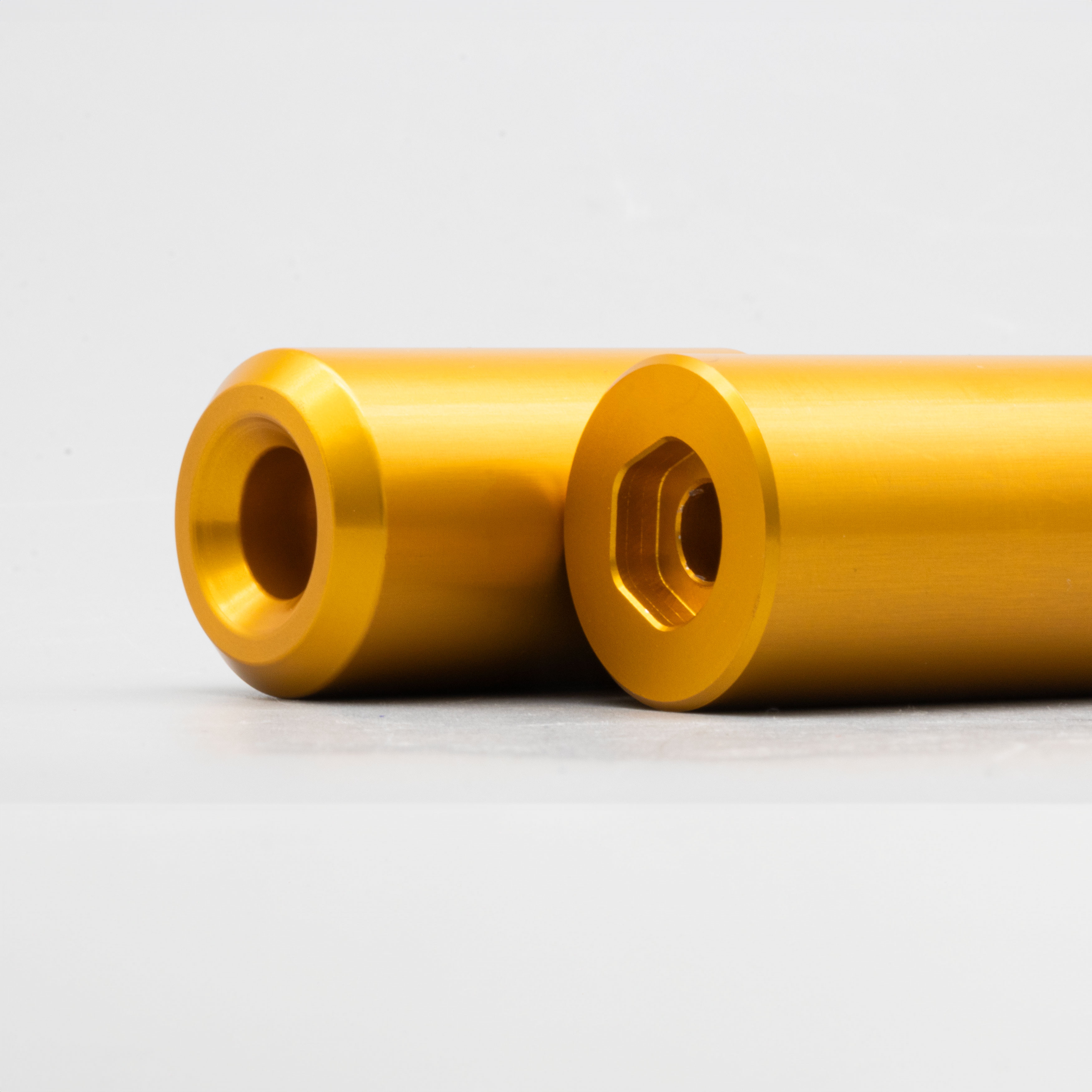 CNC Alu Sturzpads Crashpads f. Simson gold