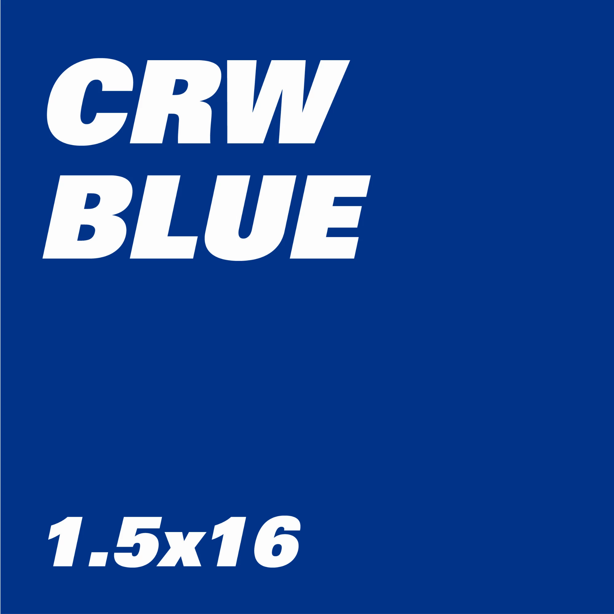 Felge Felgenring 1,5 x 16 Aluminium eloxiert blau