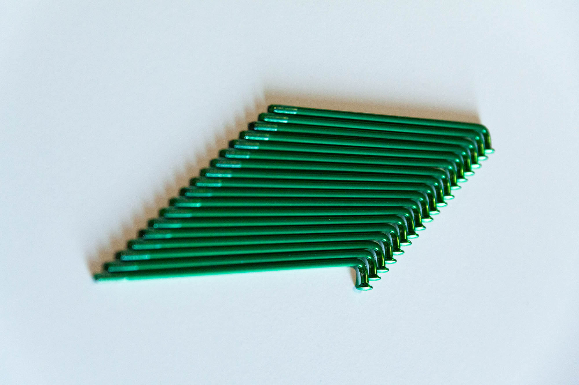Speichensatz M3,5x143,5 mm Edelstahl grün