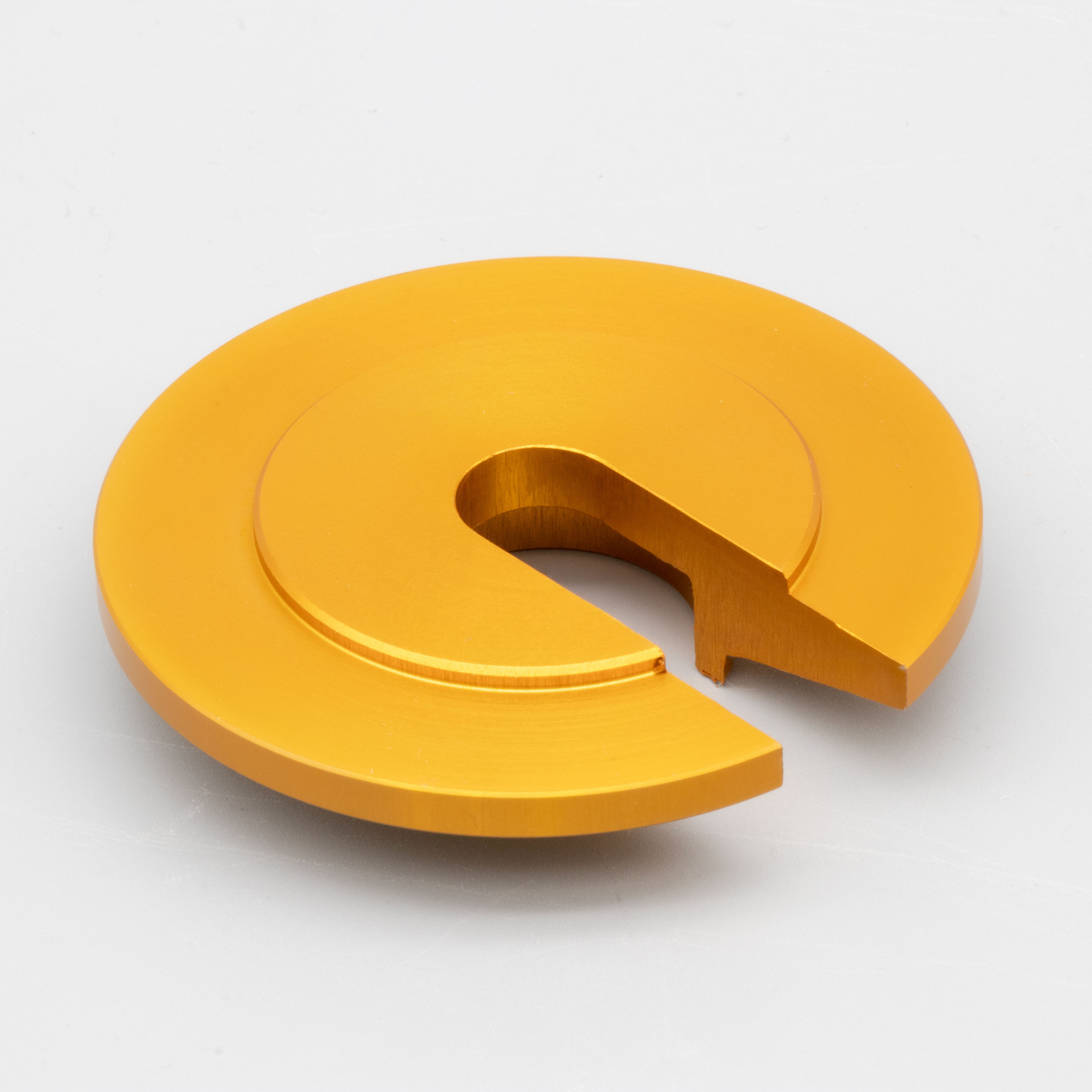 Steckscheibe gold massiv ALU CNC-gefräst S51 S50 ETZ