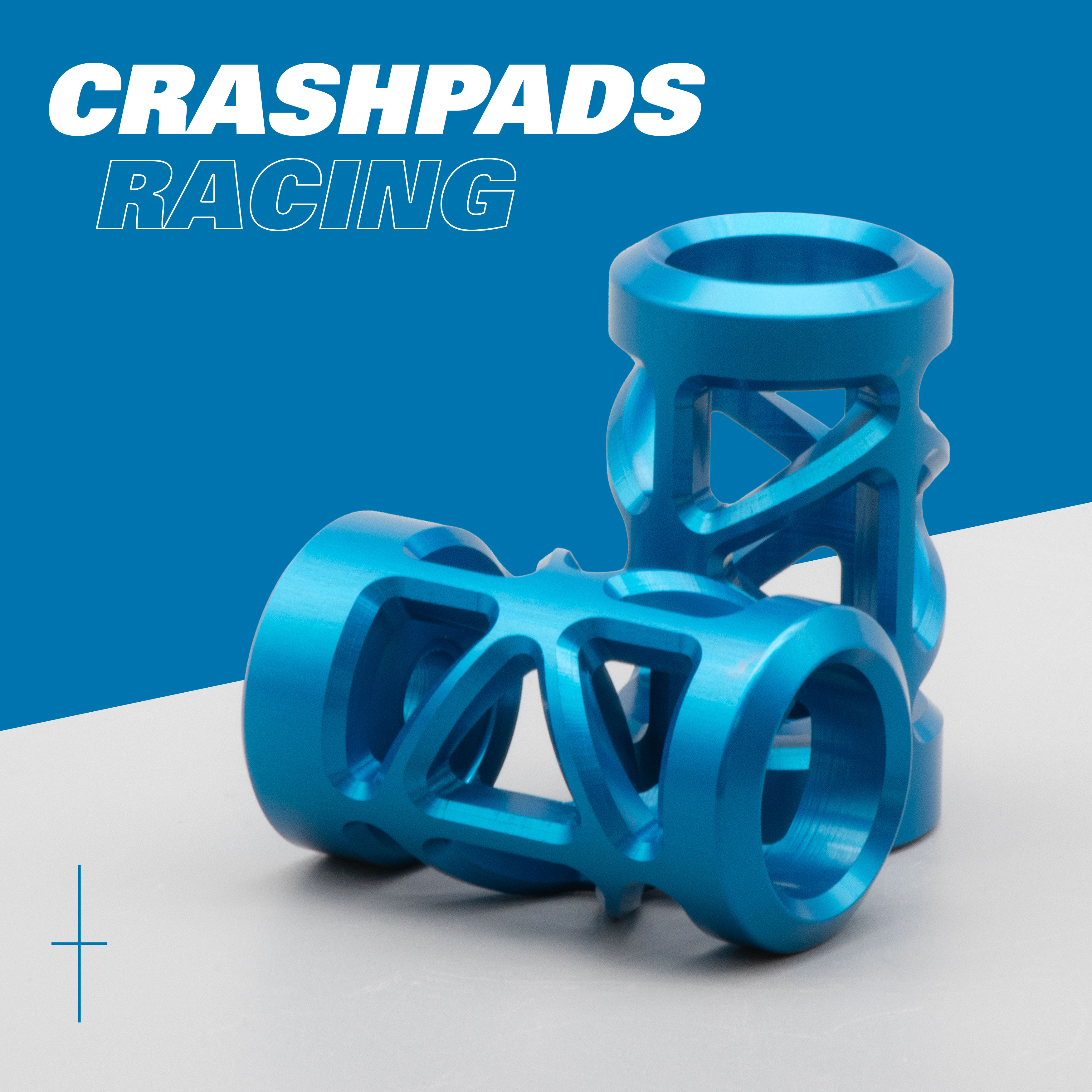 CNC Racing Alu Sturzpads Crashpads blau