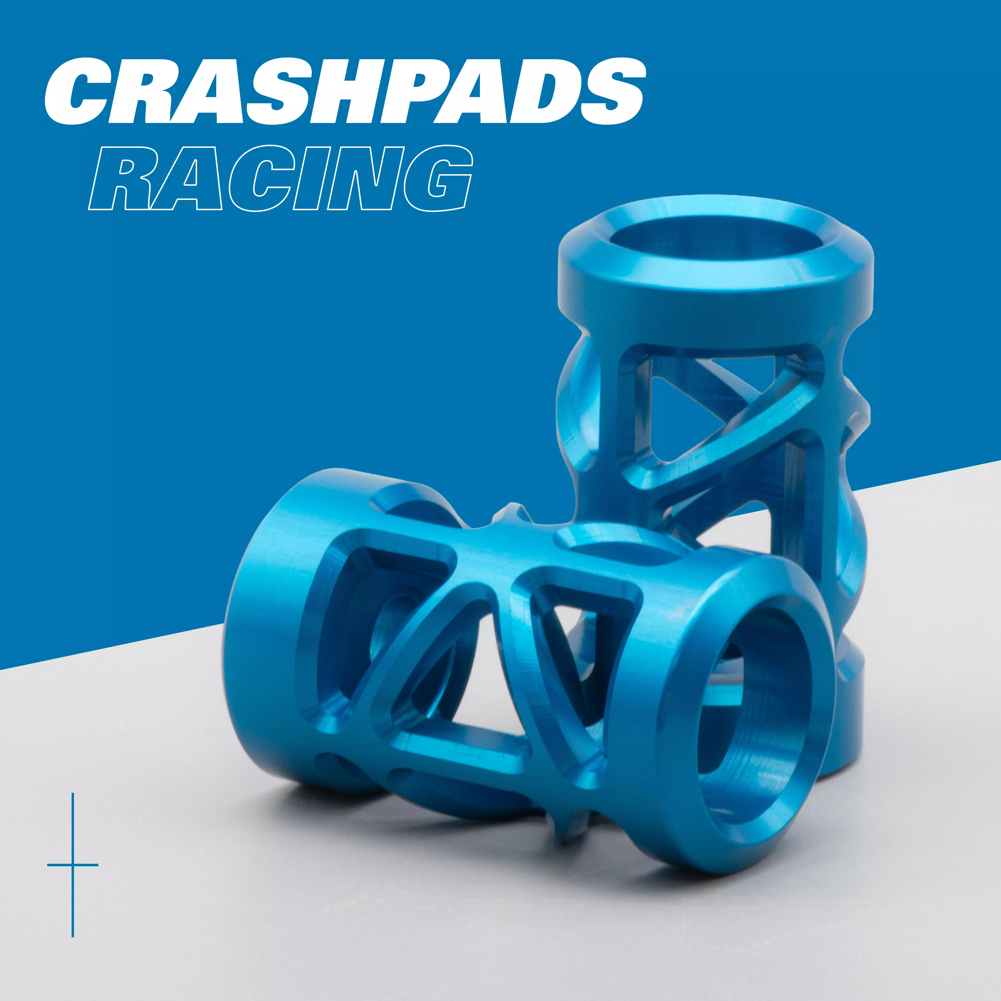 CNC Racing Alu Sturzpads Crashpads blau