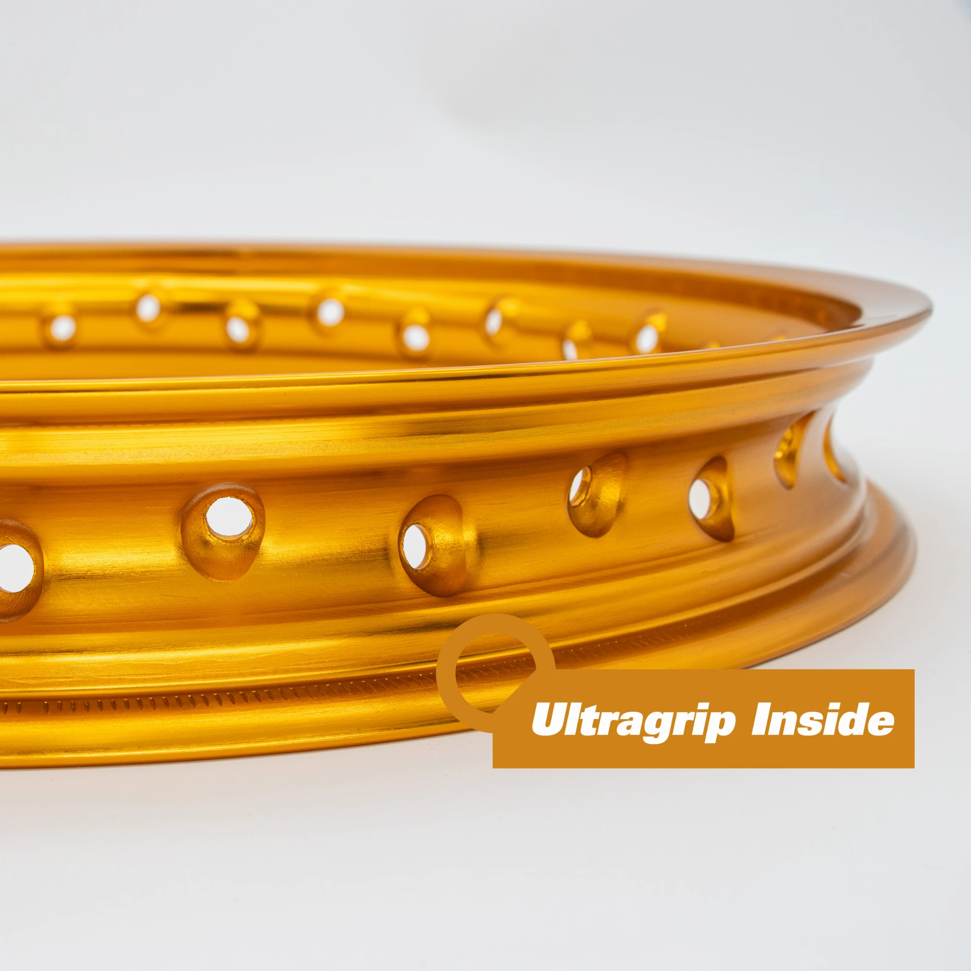 Felge Felgenring 1,5 x 16 Aluminium eloxiert gold