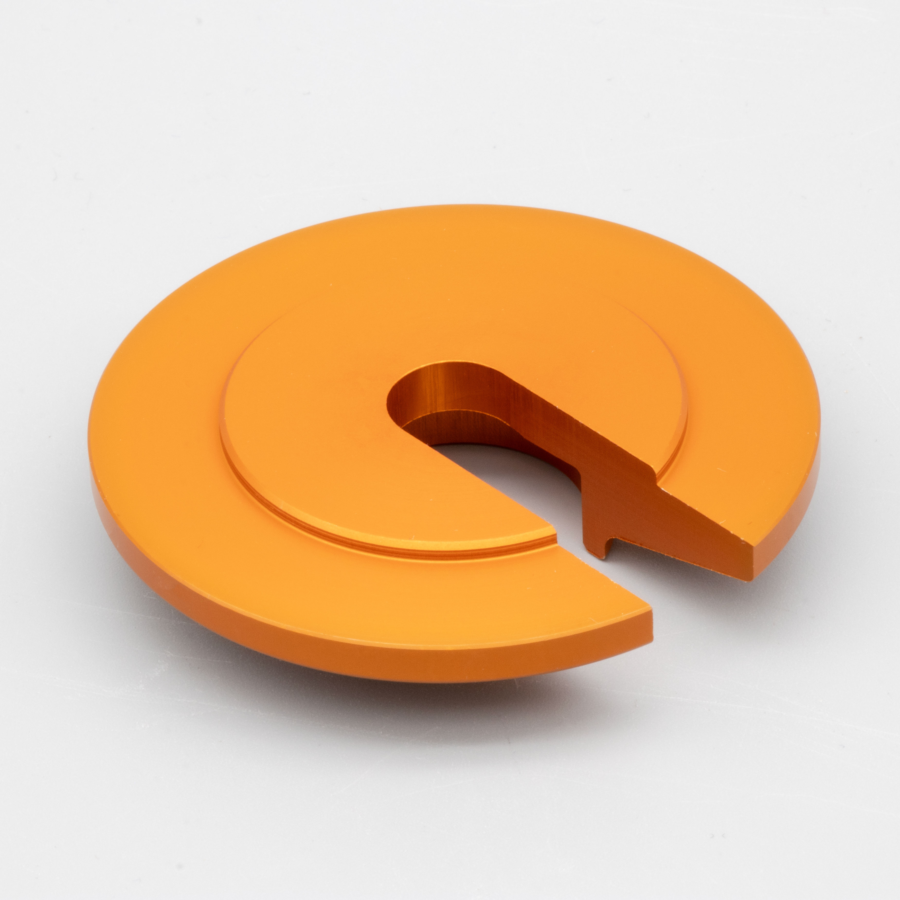 Steckscheibe orange massiv ALU CNC-gefräst S51 S50 ETZ