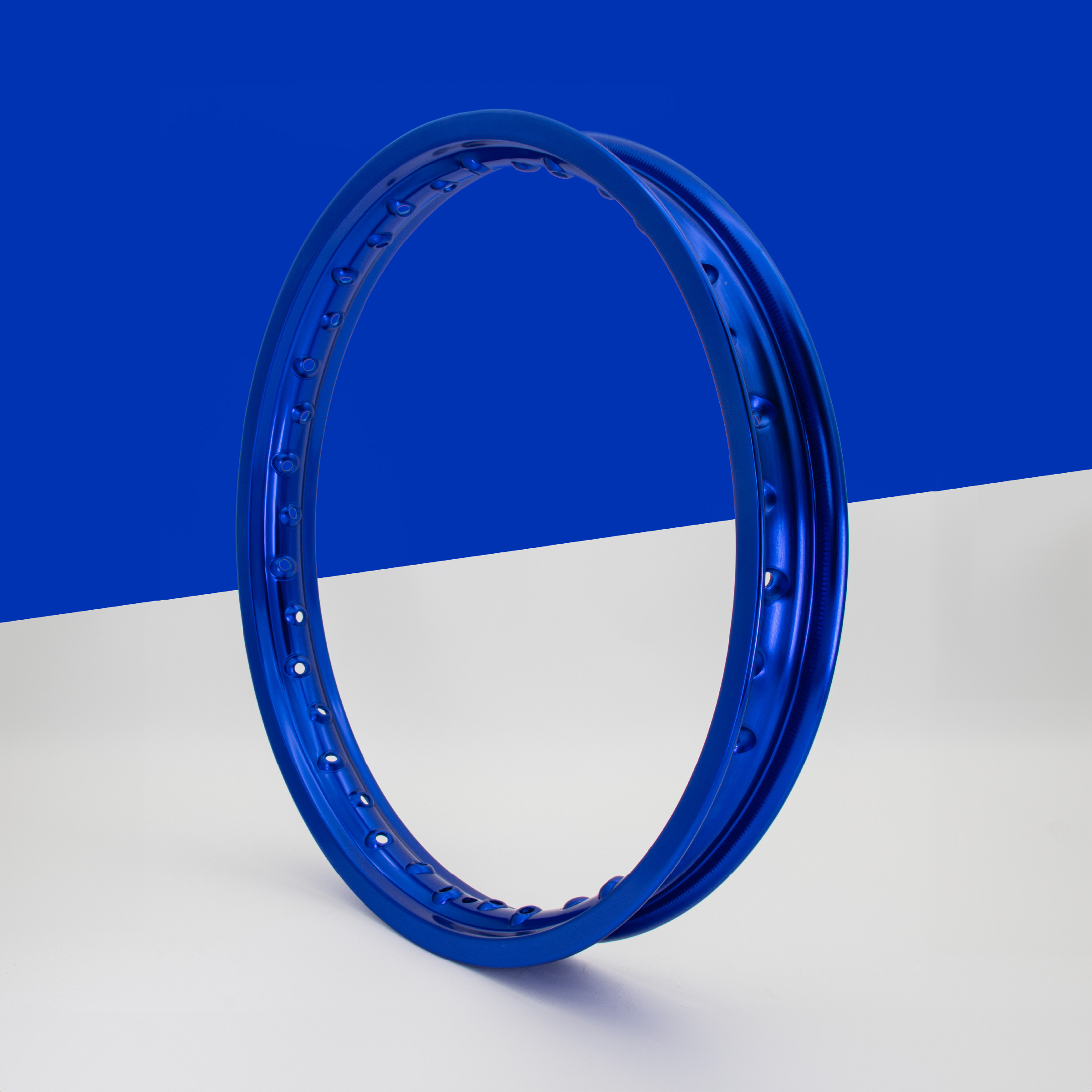 Felge Felgenring 1,6 x 16 Aluminium eloxiert blau