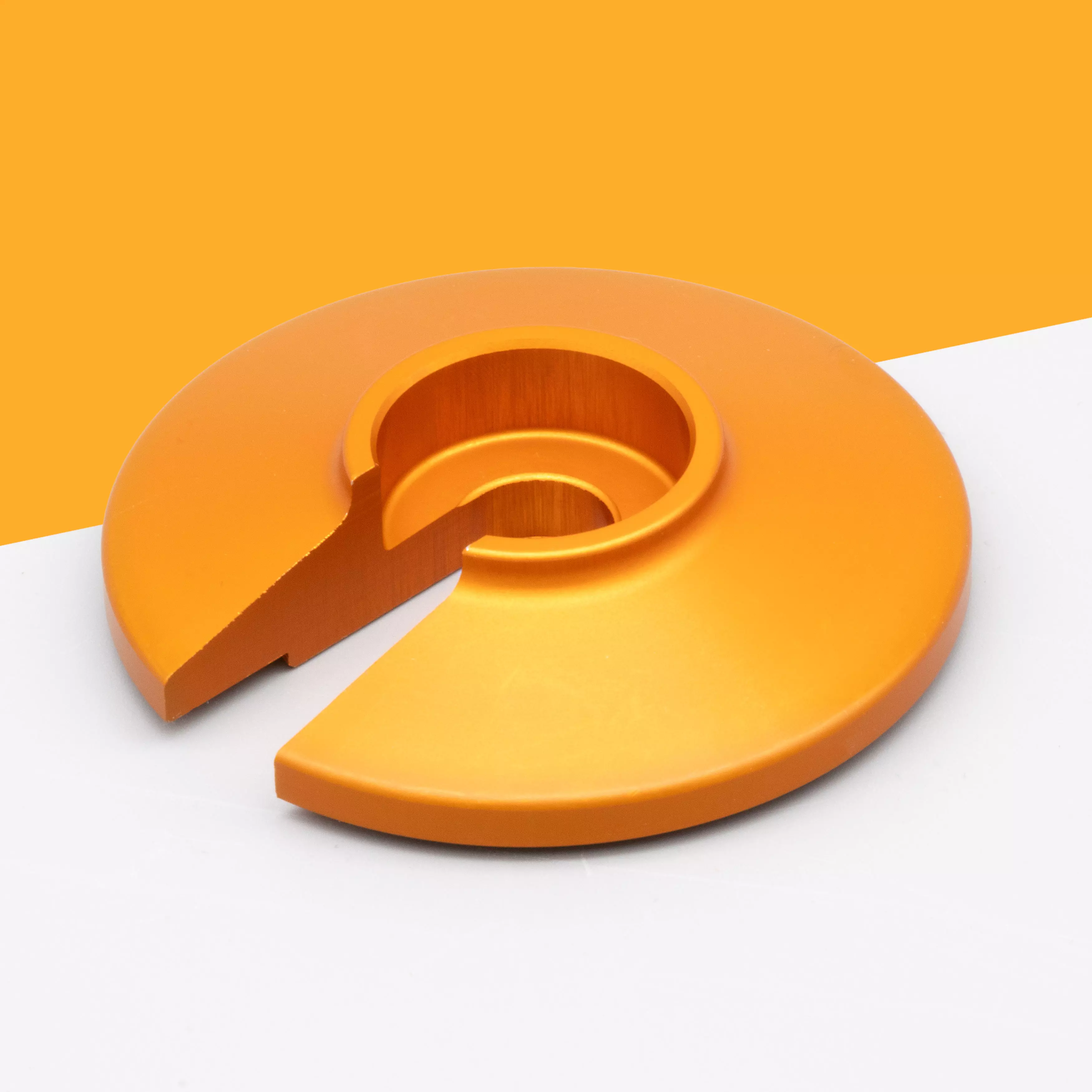 Steckscheibe orange massiv ALU CNC-gefräst S51 S50 ETZ
