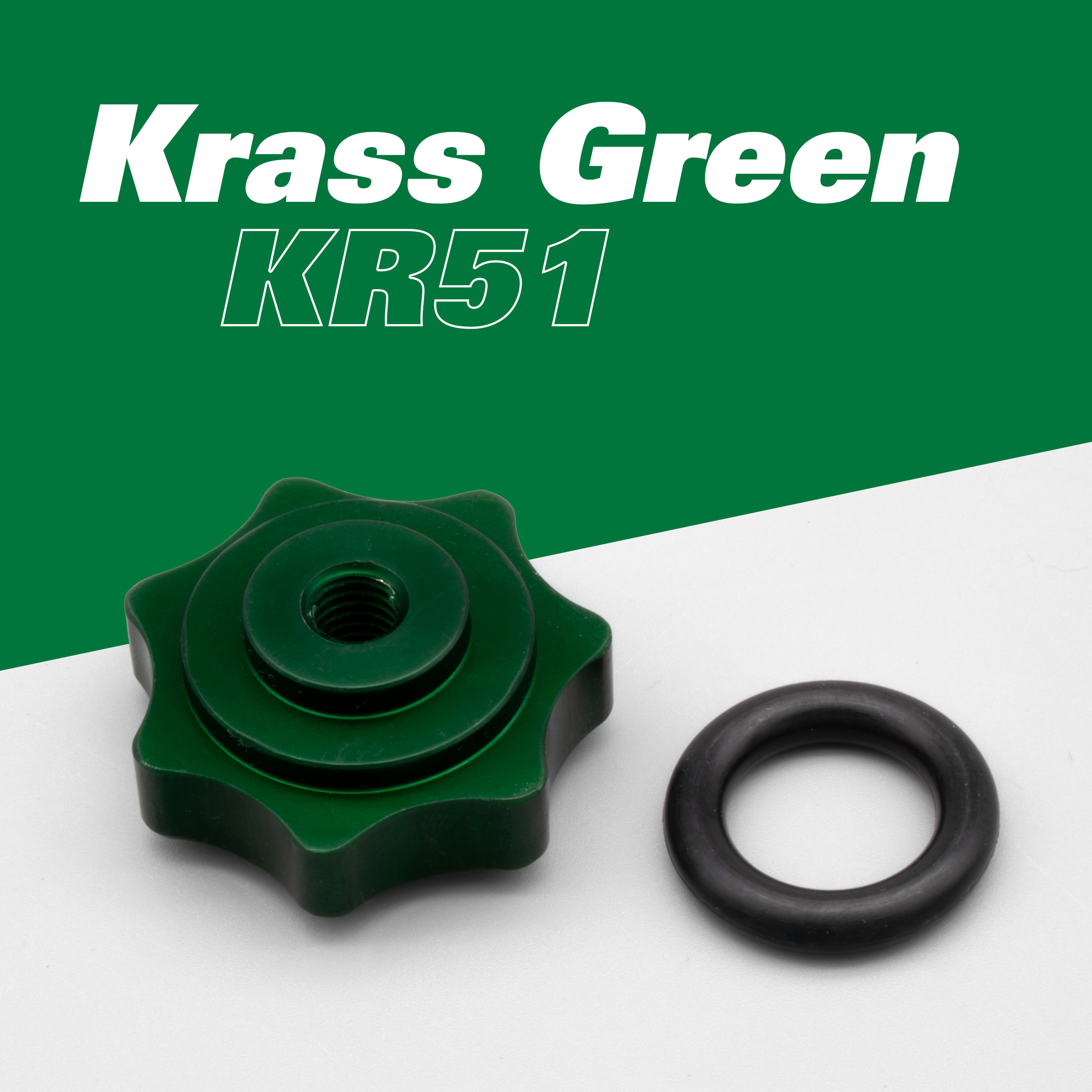 CNC Sterngriffmutter aus Alu f. Haube f. Simson Schwalbe KR51