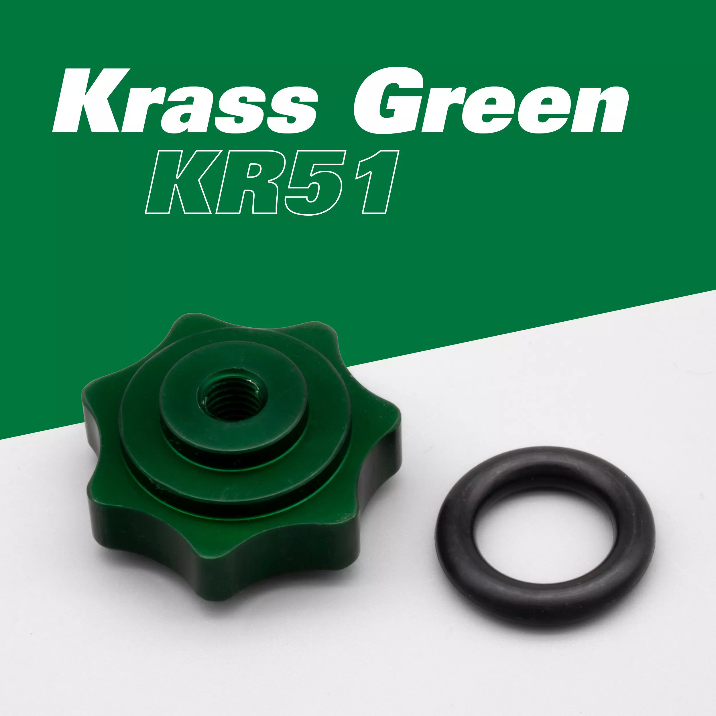 CNC Sterngriffmutter aus Alu f. Haube f. Simson Schwalbe KR51