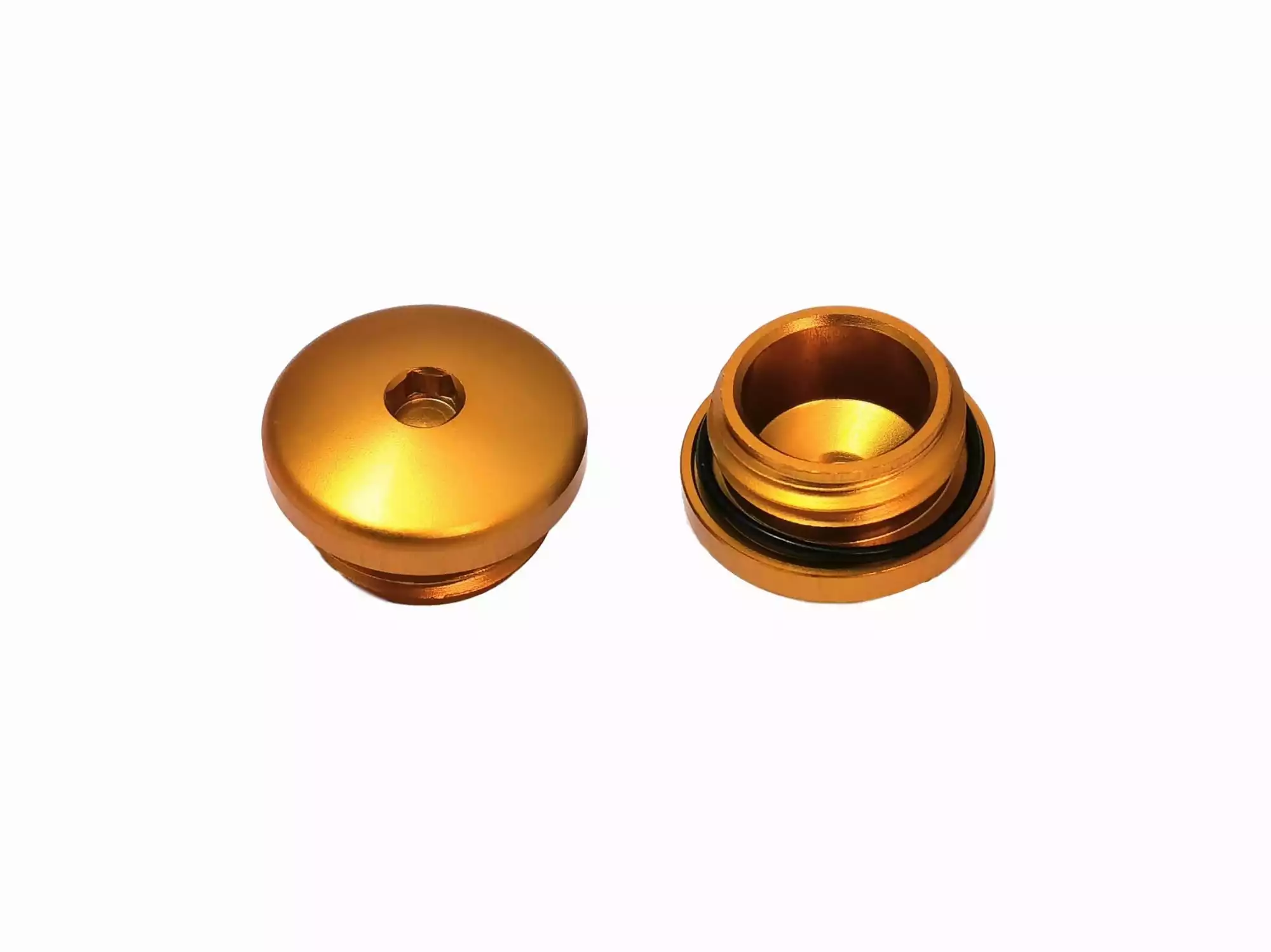 Verschlussschraube Kupplungsdeckel gold Tuning ALU m. Innensechskant S51 SR50 KR51/2