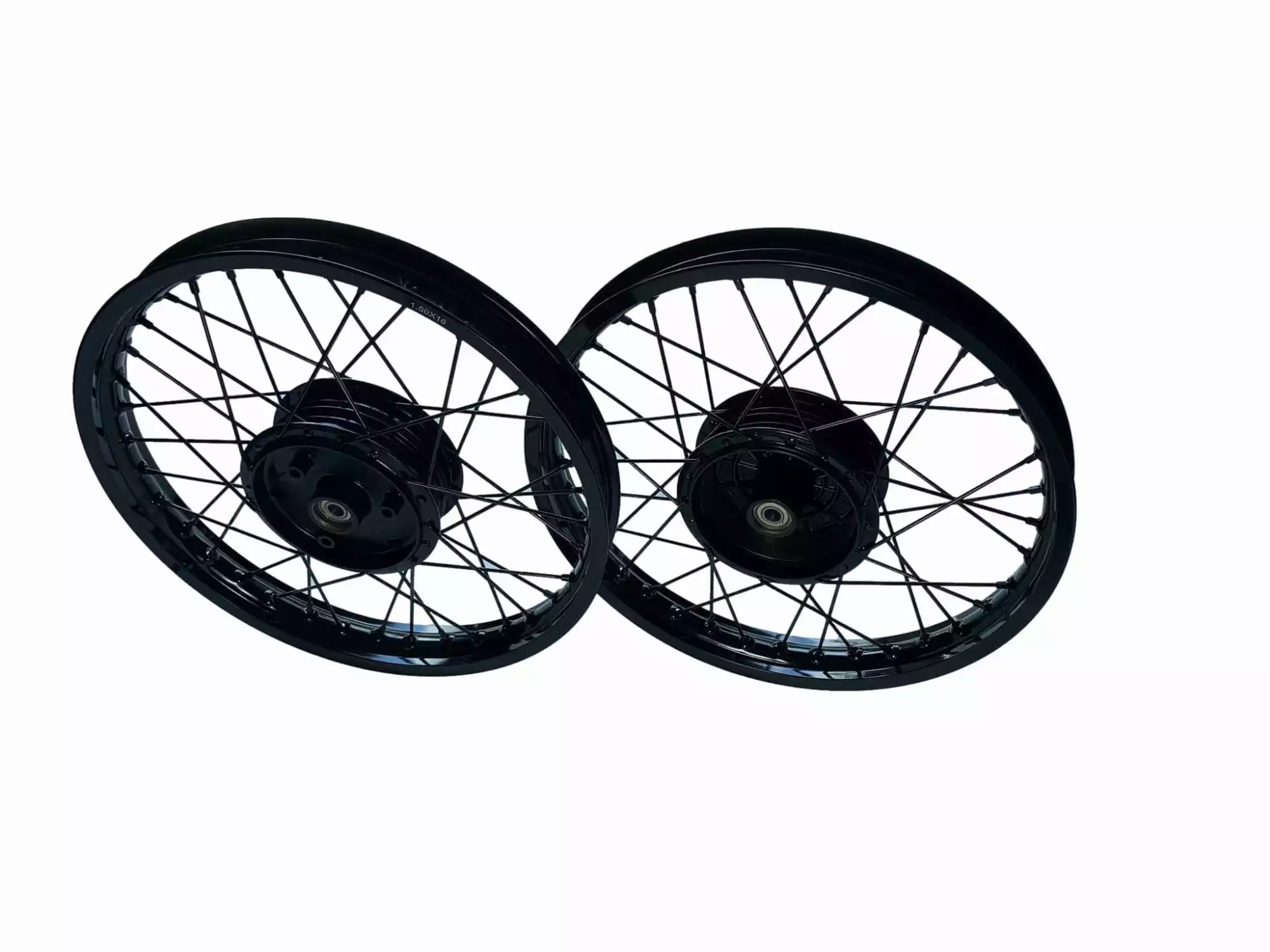 Speichenrad Set schwarz 1,6x16 Zoll S50 S51 S70