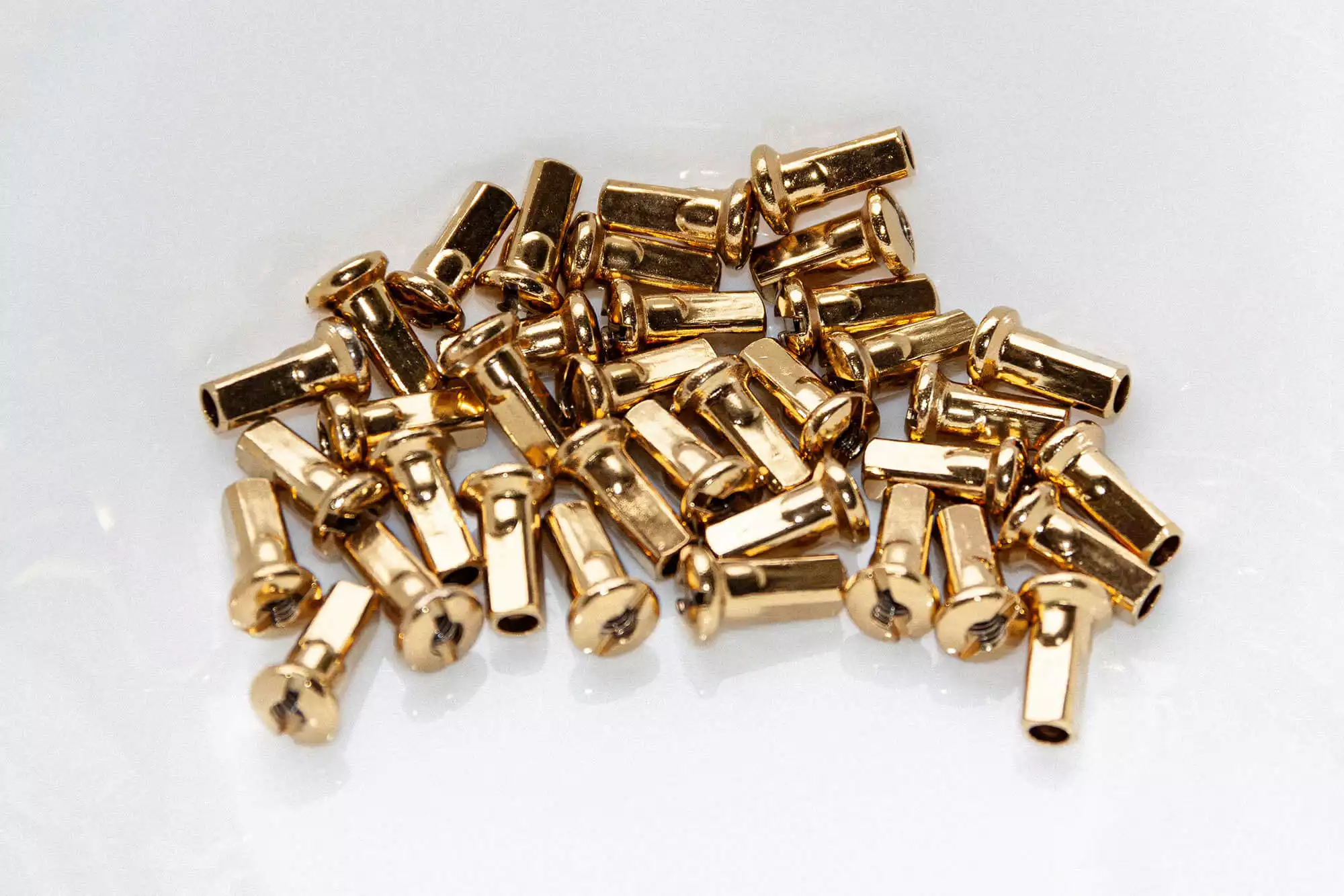 Nippelsatz M3,5 Messing gold Titan